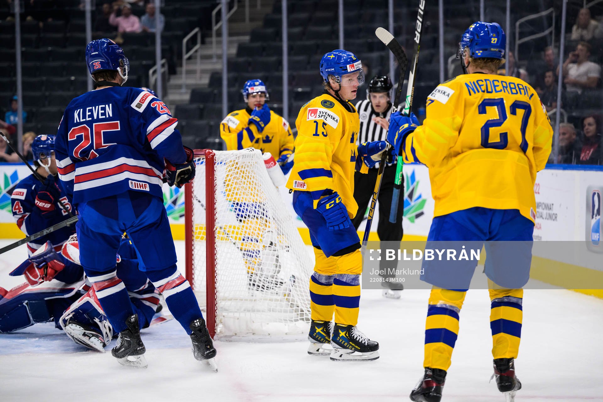 Åke Stakkestad of Sweden celebrates