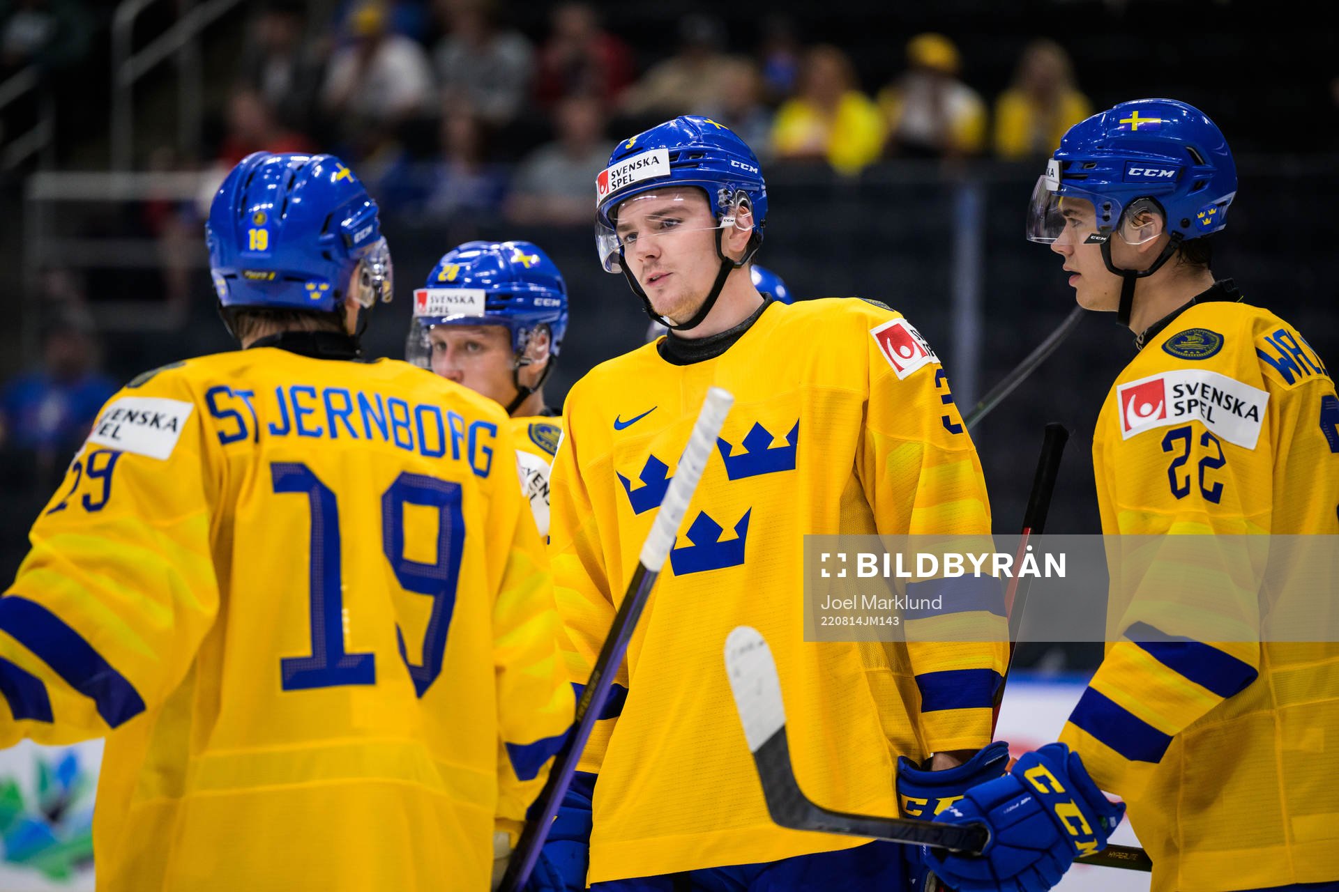 Victor Stjernborg, Oskar Magnusson, Helge Grans and William