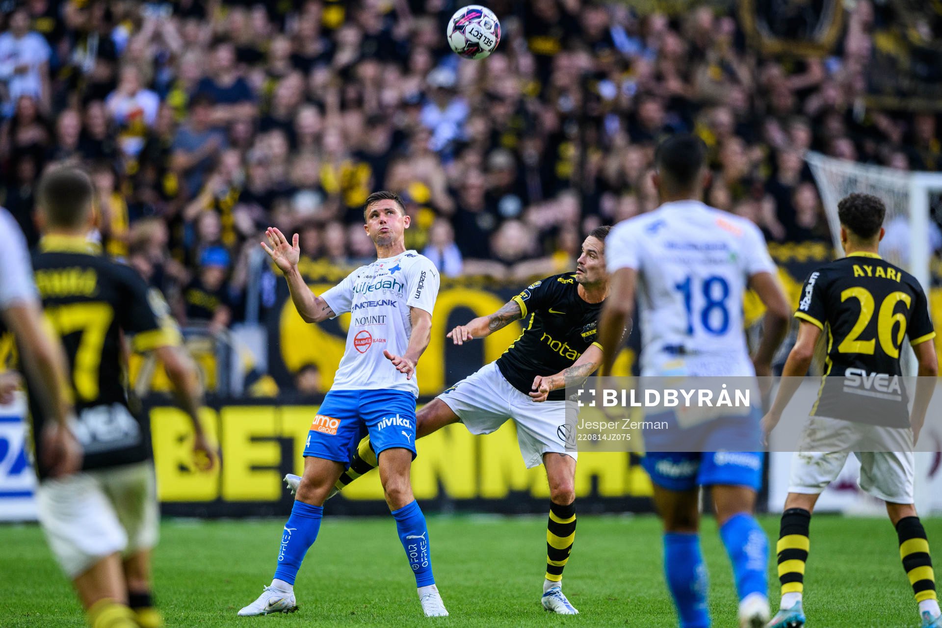 Värnamos Marcus Antonsson och AIKs Mikael Lustig