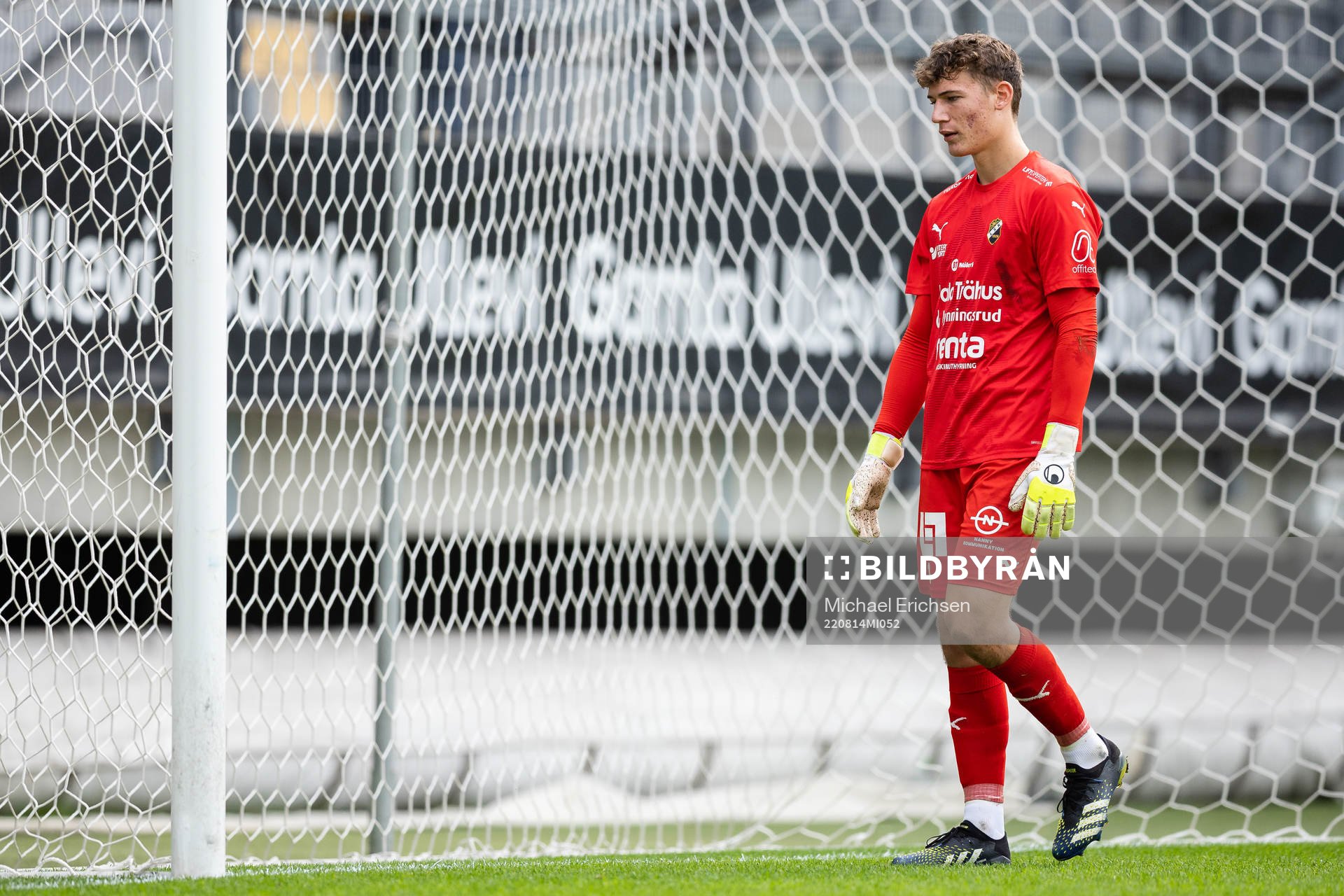 Ljungskiles målvakt Kees Sims deppar