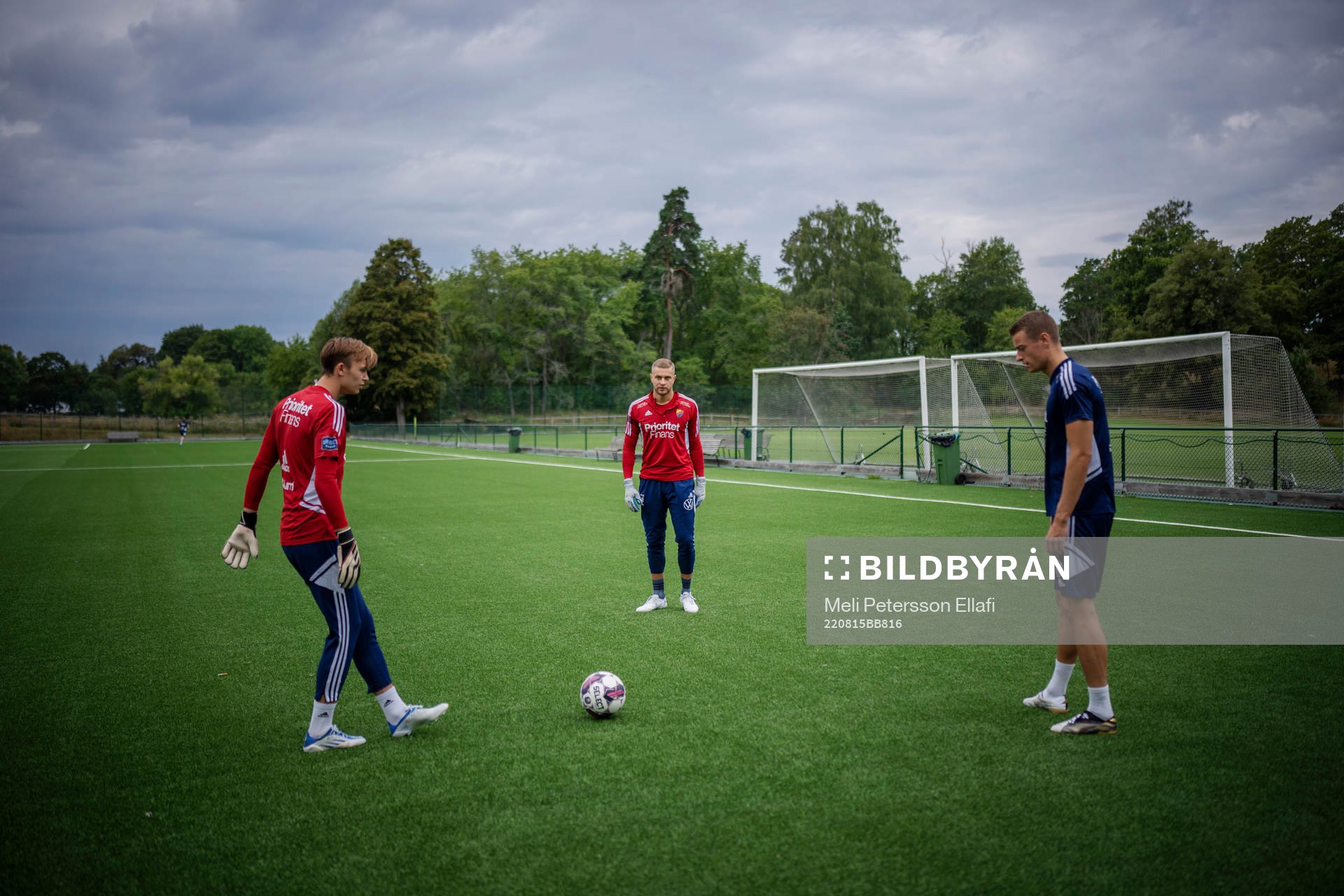Djurgårdens Jesper Löfgren, André Picornell, Aleksandr