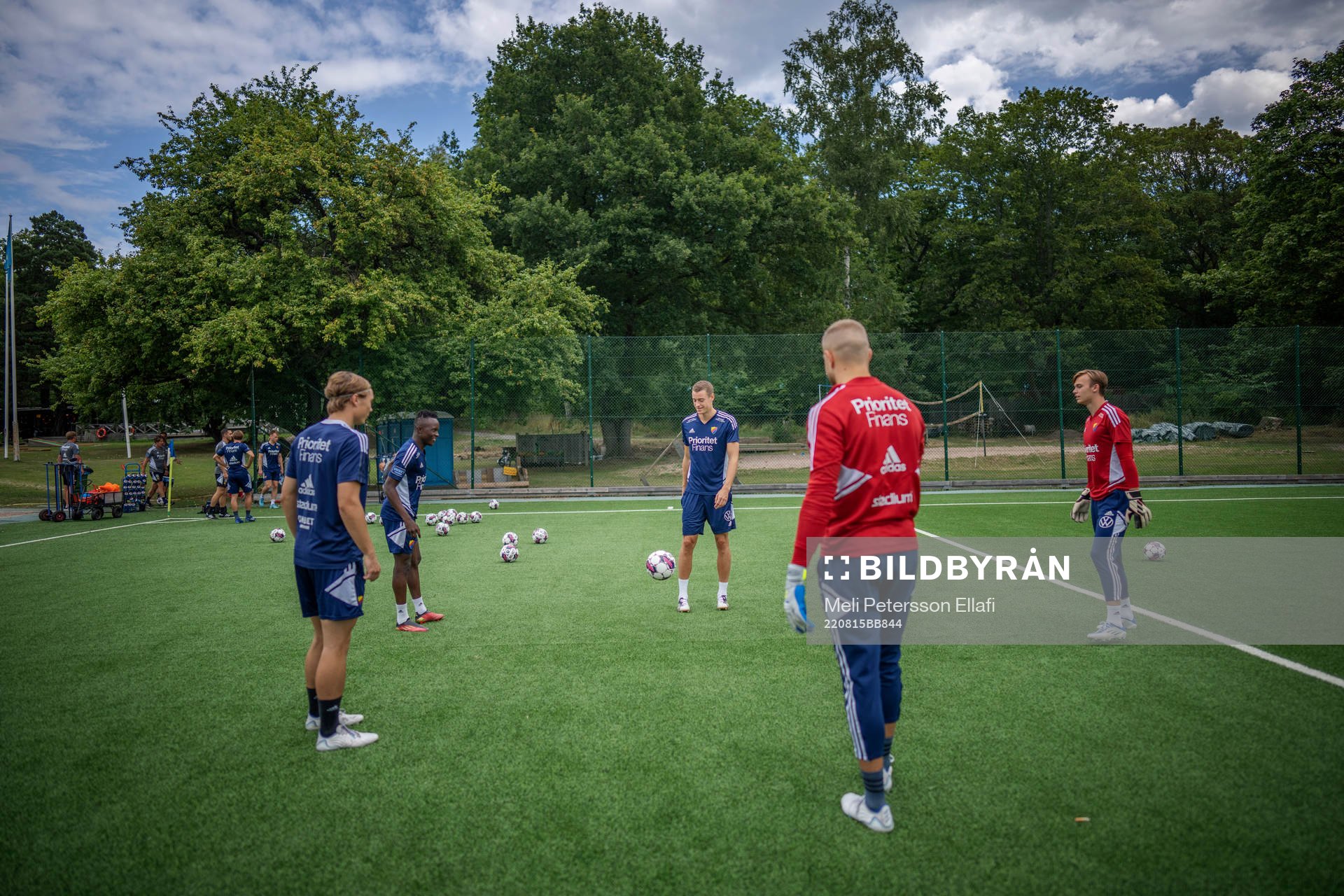 Djurgårdens Amadou Doumbouya, Jesper Löfgren, André