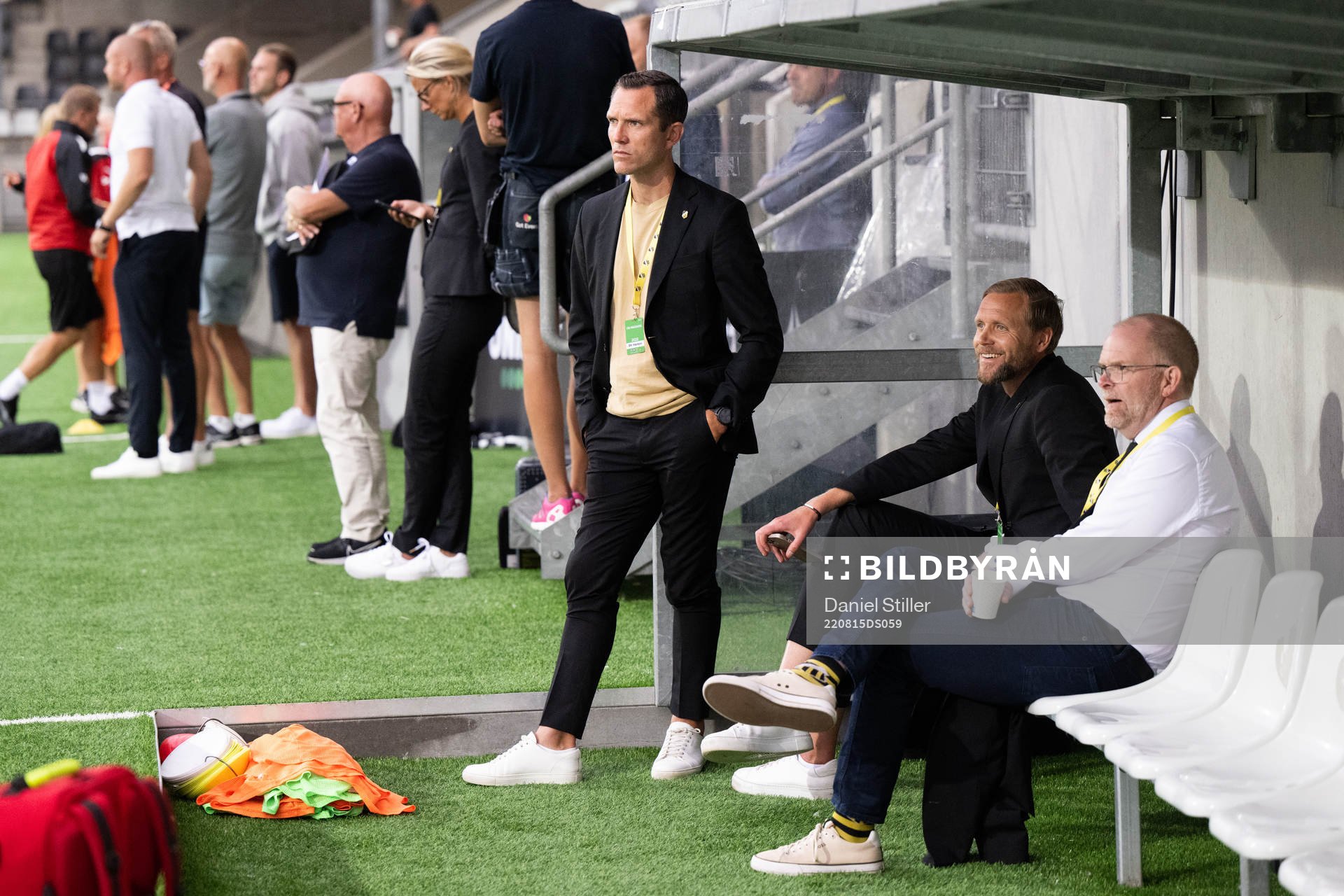 Häckens sportchef Martin Ericsson, klubbdirektör Marcus