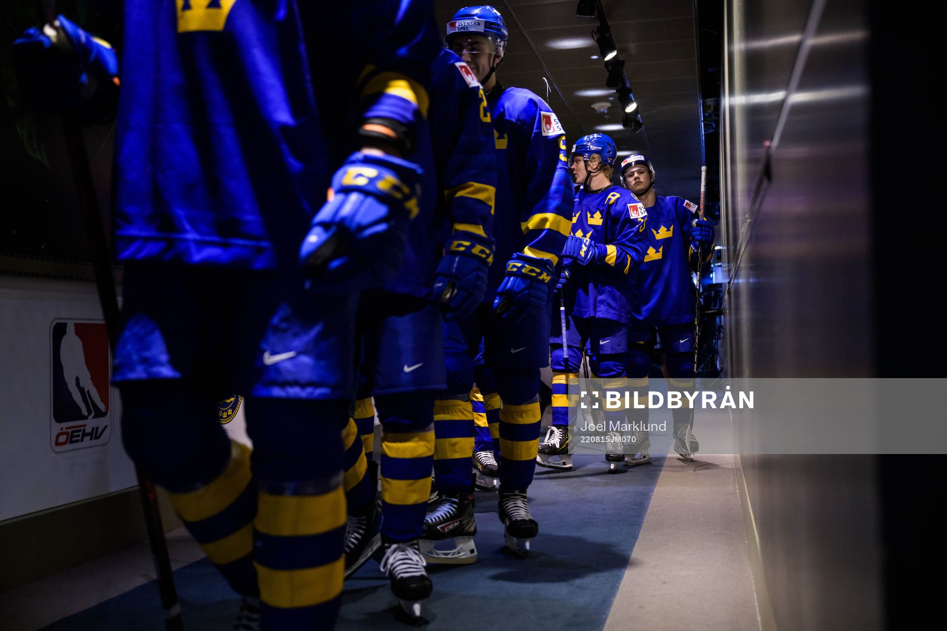 Åke Stakkestad and Fabian Lysell of Sweden walk towards