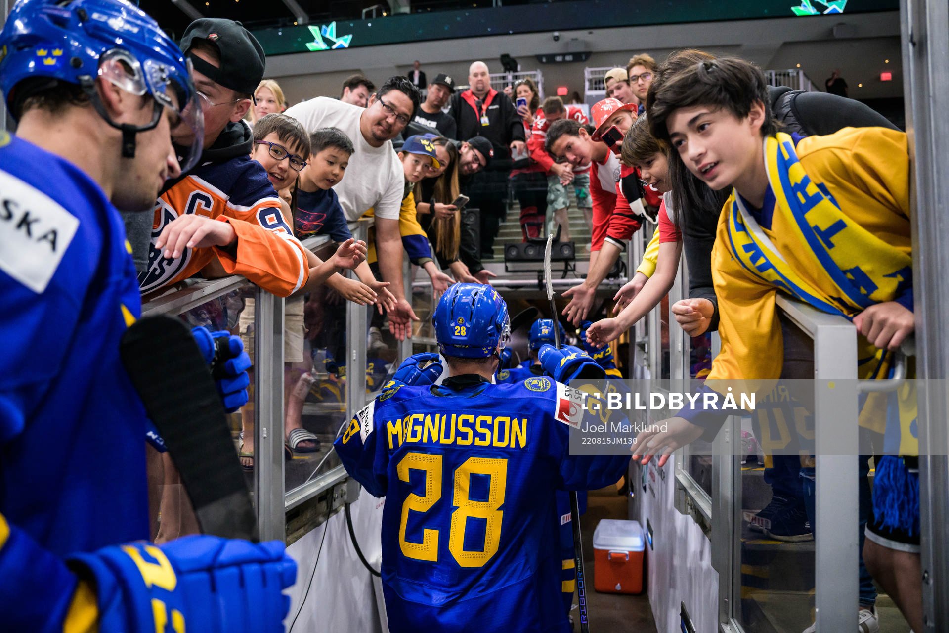 Oskar Magnusson of Sweden