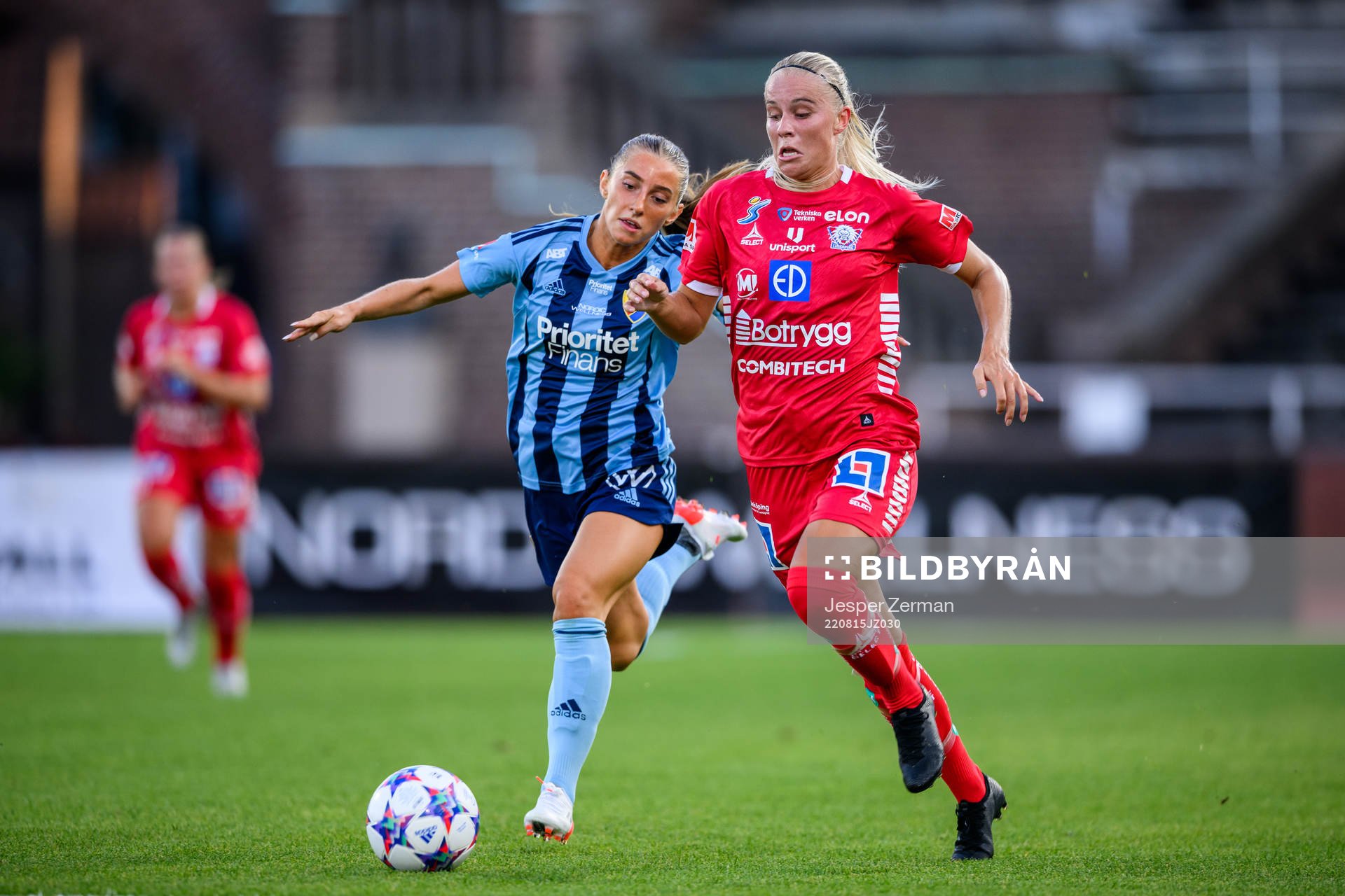 Djurgårdens Tilde Lindwall och Linköpings Stina