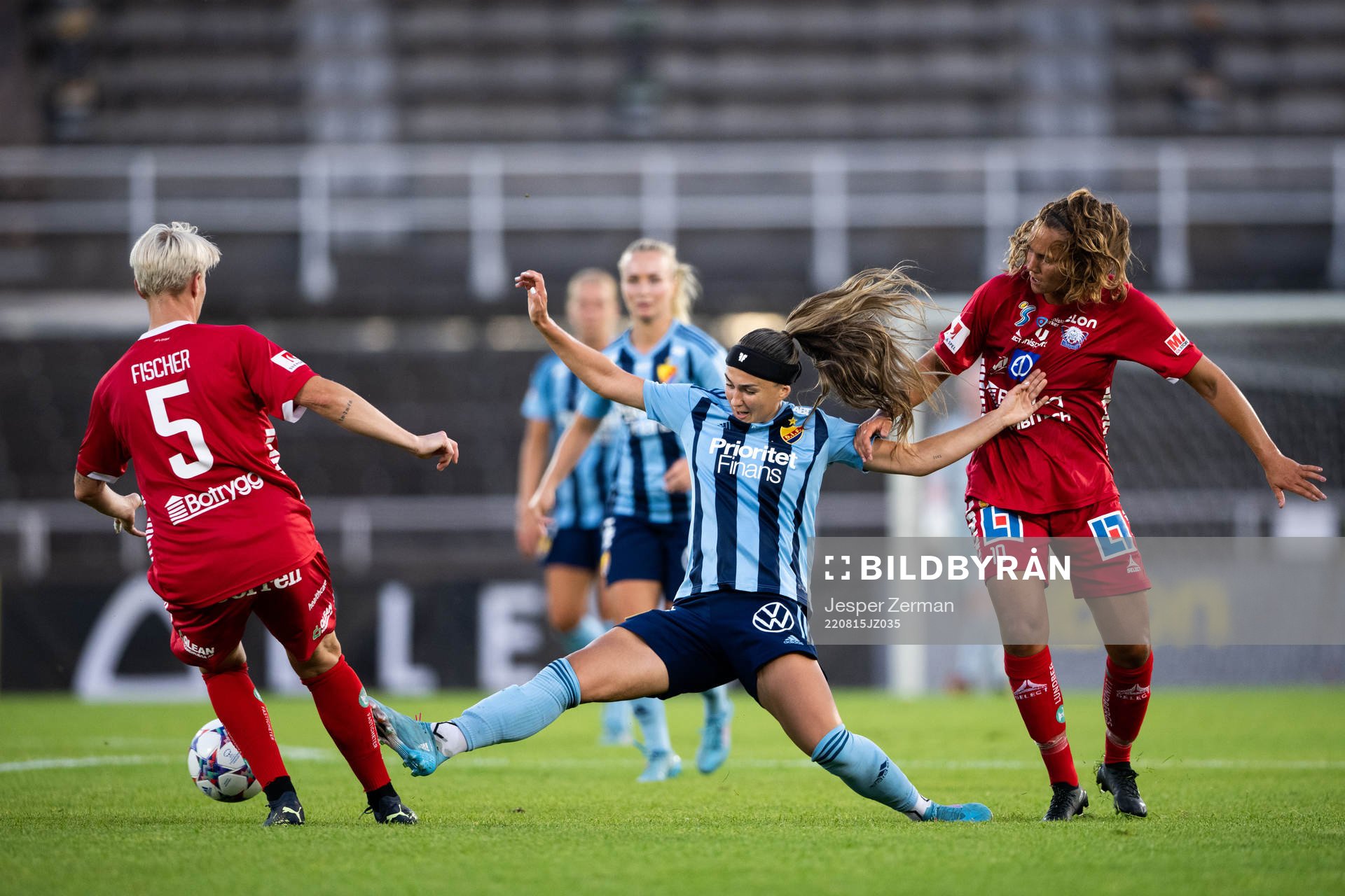 Linköpings Nilla Fischer och Emma Lennartsson och