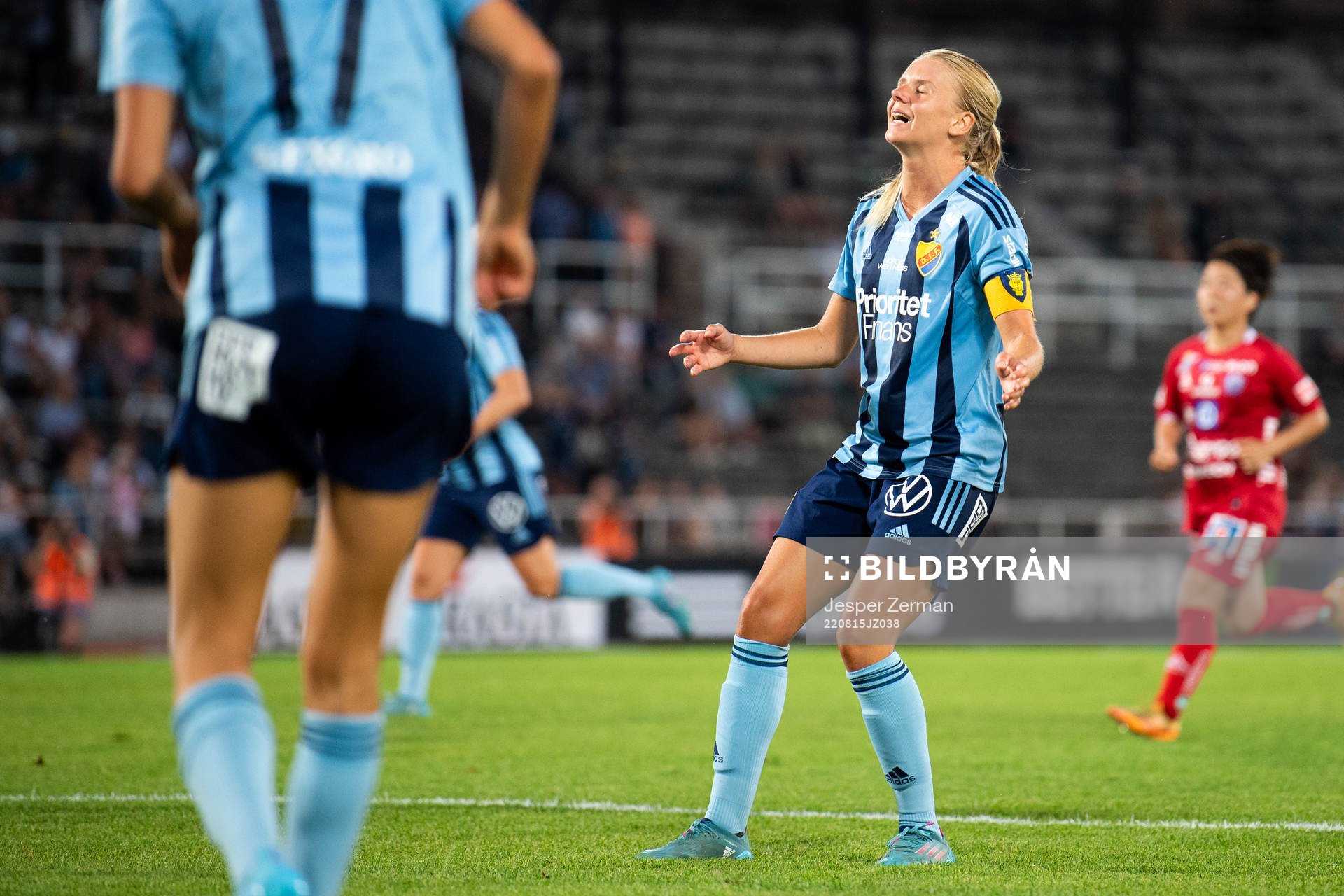 Djurgårdens Nellie Lilja deppar