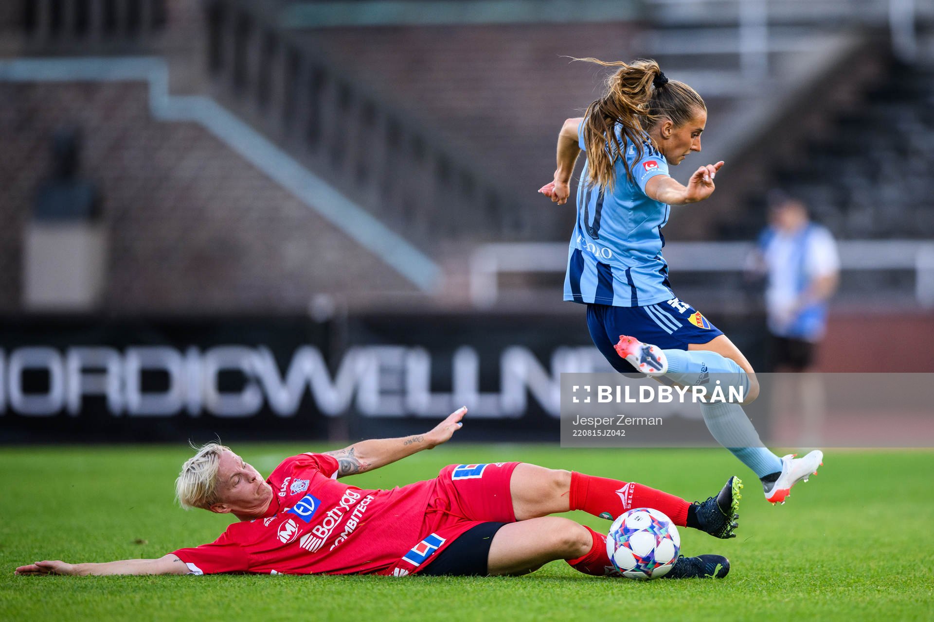 Linköpings Nilla Fischer och Djurgårdens Tilde Lindwall