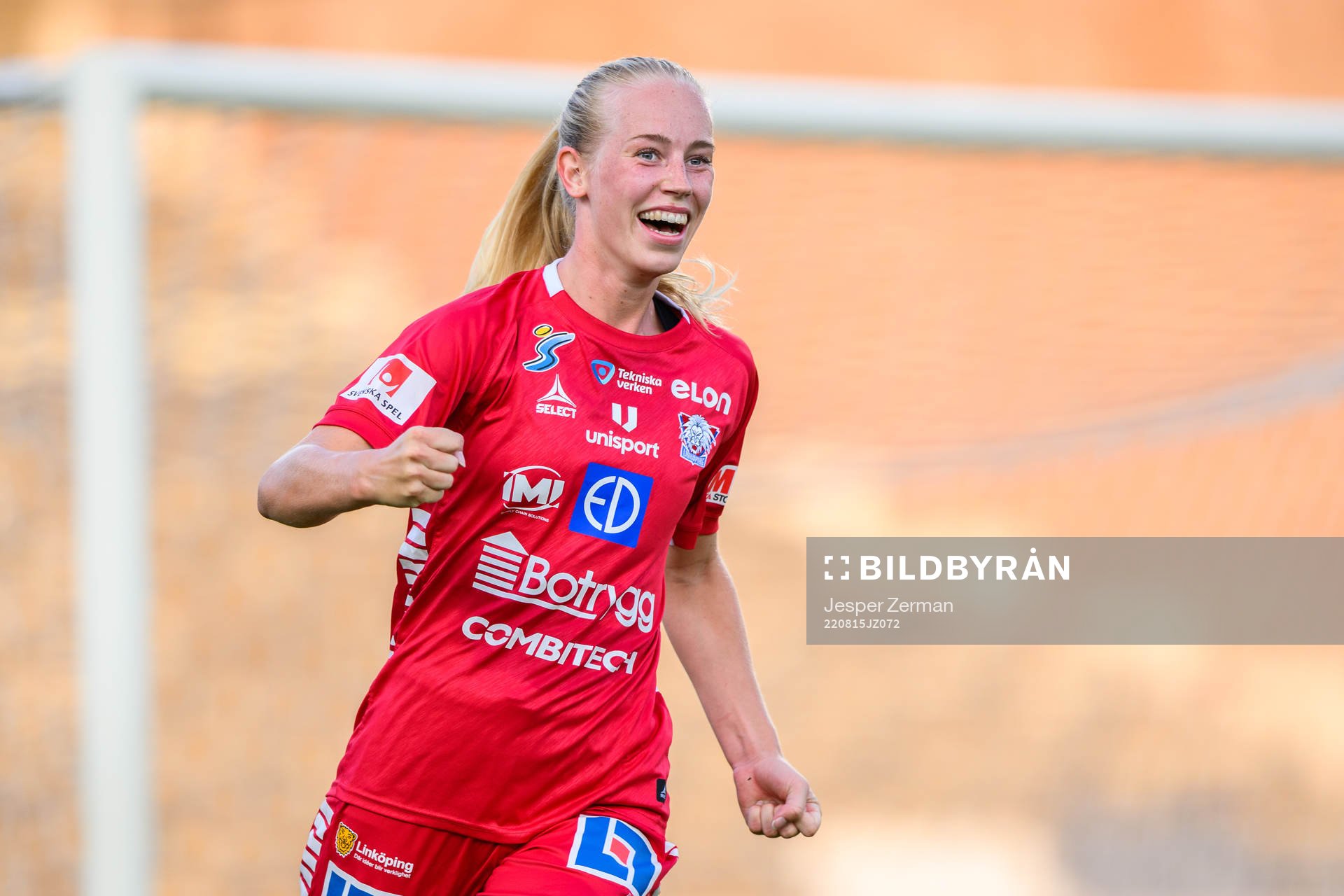 Linköpings Amalie Vangsgaard jublar