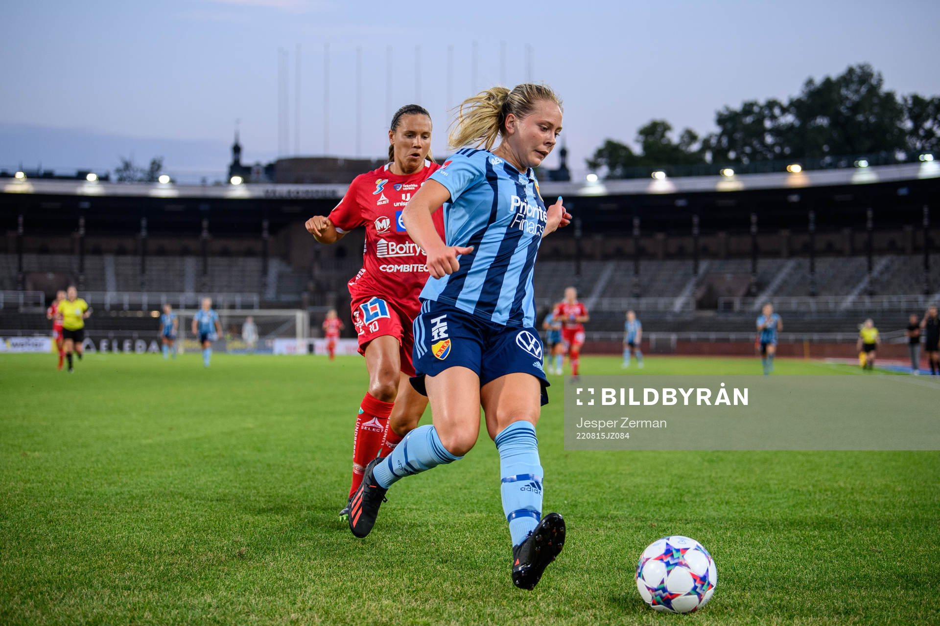 Djurgårdens Alice Bergström och Linköpings Emma