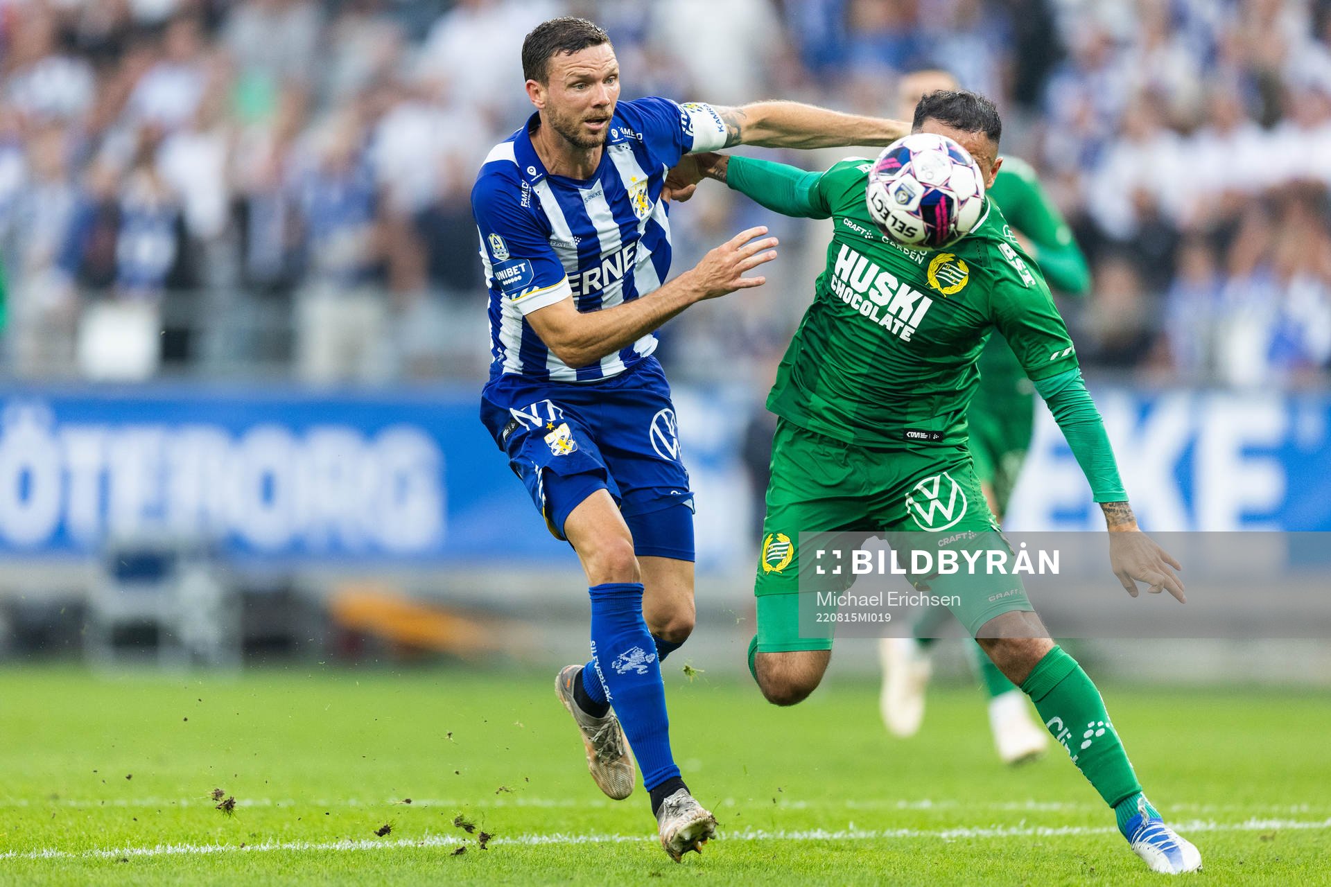 IFK Göteborgs Marcus Berg och Hammarbys Mohanad Jeahze