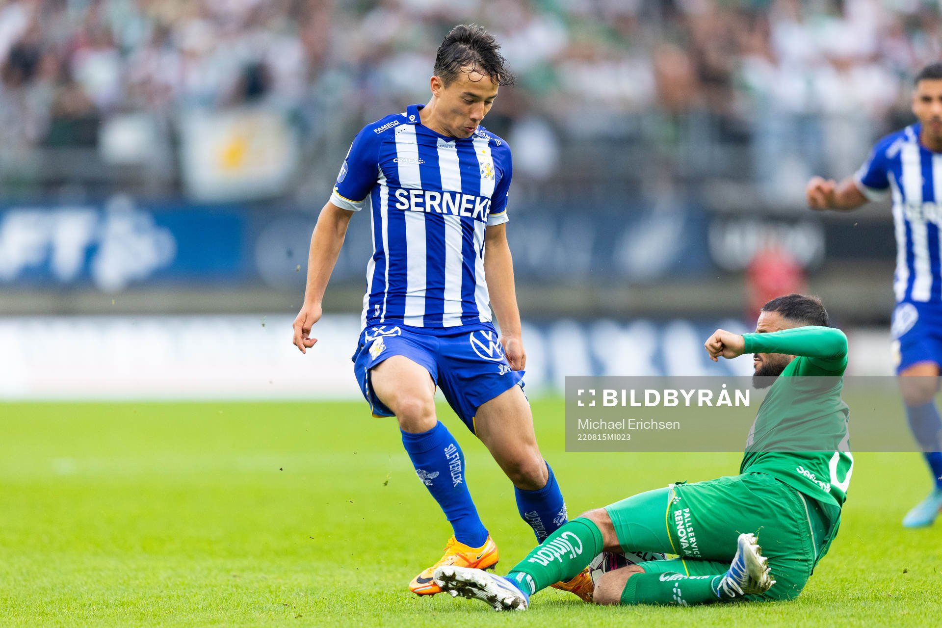 IFK Göteborgs Hussein Carneil och Hammarbys Mohanad Jeahze