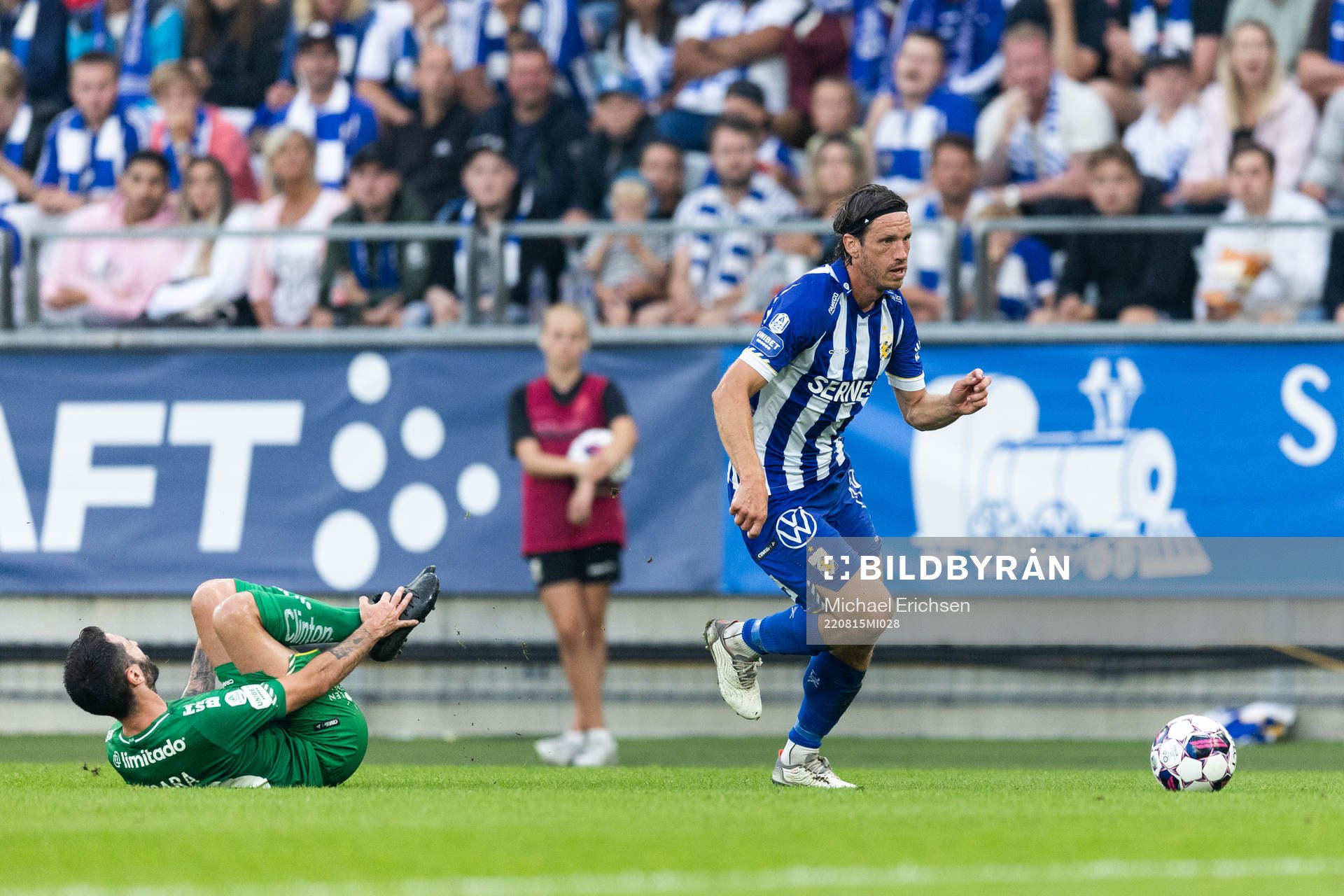 Hammarbys Nahir Besara och IFK Göteborgs Gustav Svensson