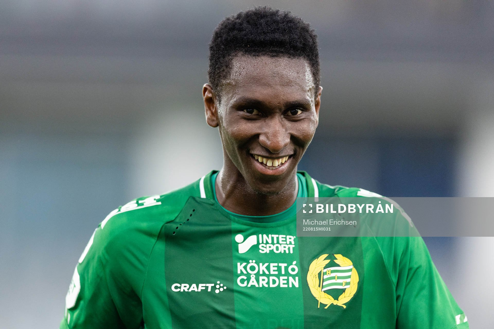 Hammarbys Bubacarr Trawally jublar