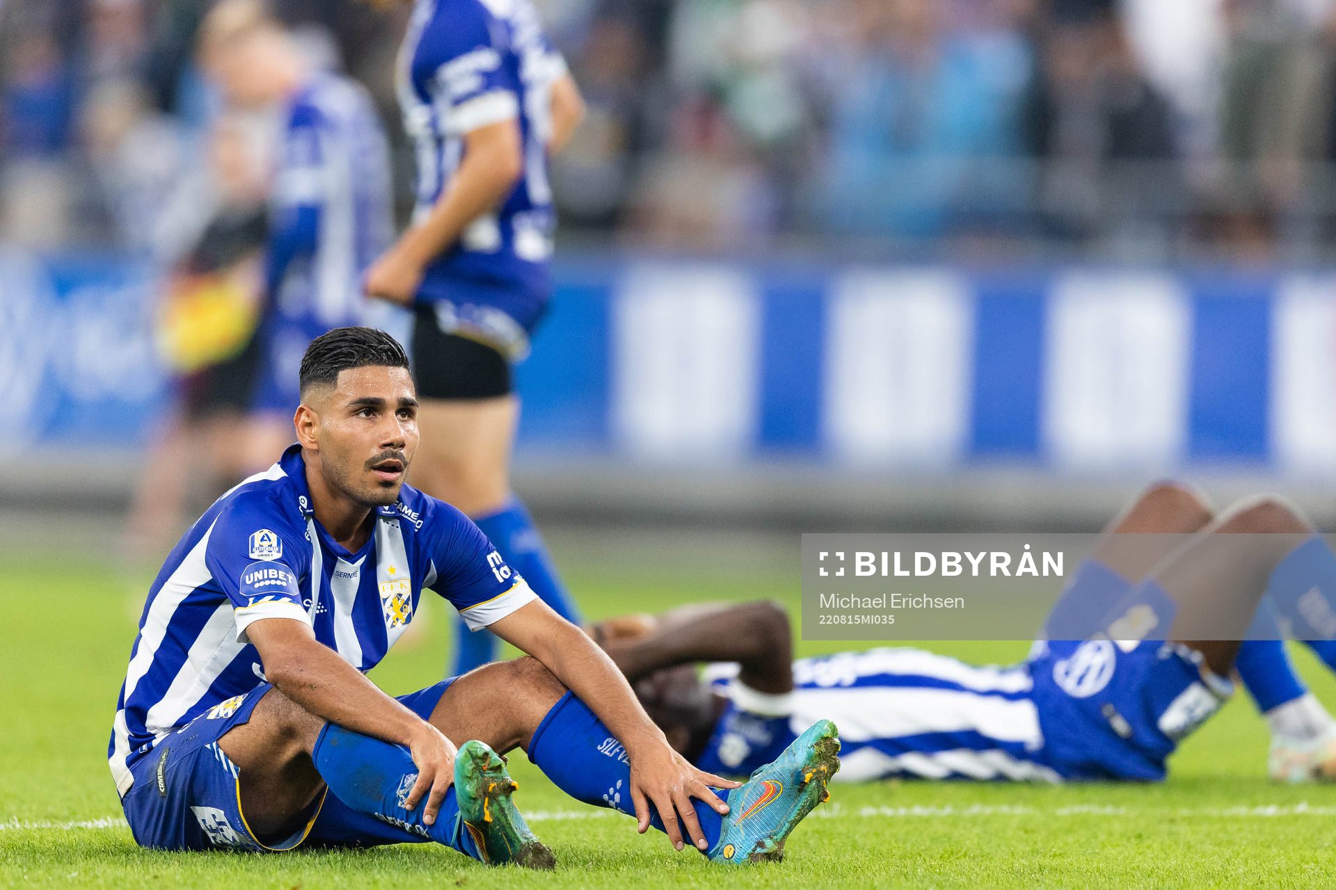 IFK Göteborgs Hosam Aiesh deppar