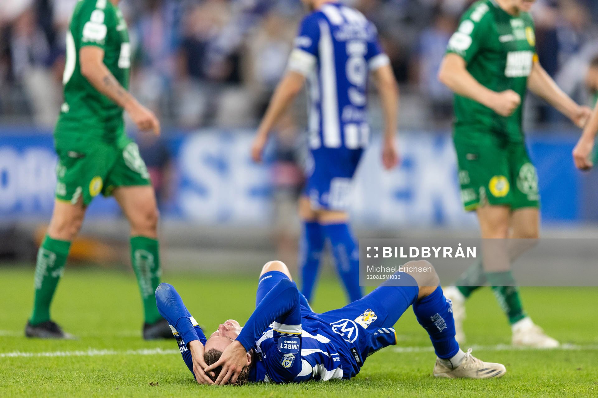 IFK Göteborgs Gustaf Norlin deppar