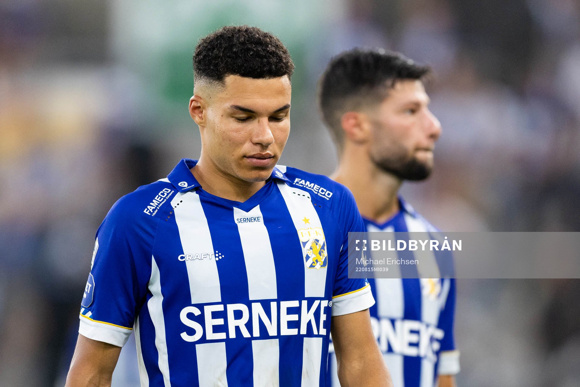 IFK Göteborgs Alexander Jallow deppar