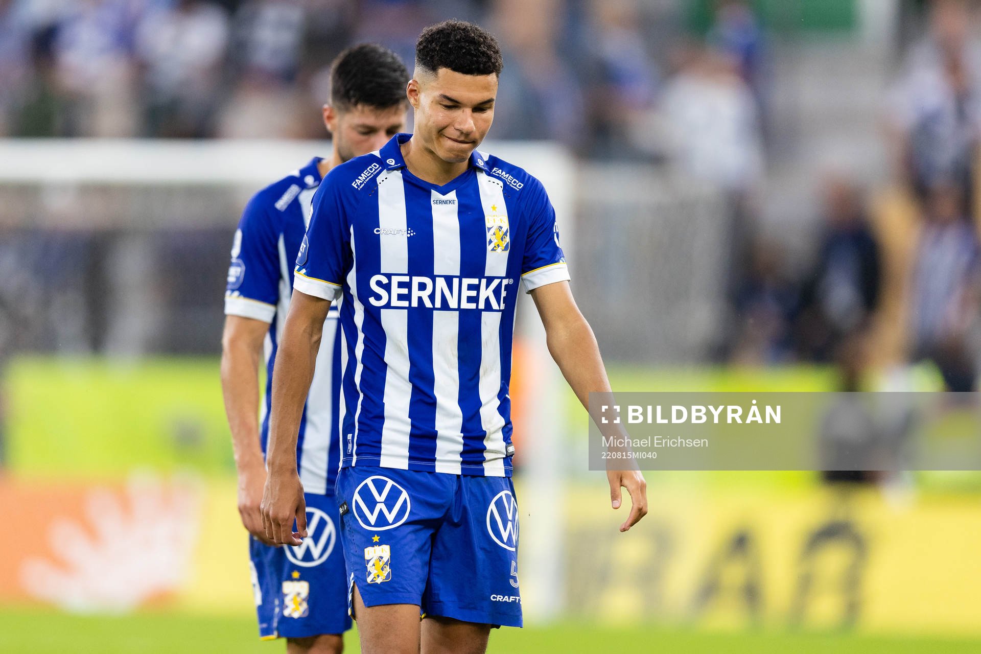 IFK Göteborgs Alexander Jallow deppar