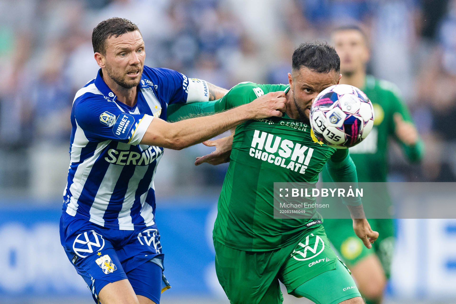 IFK Göteborgs Marcus Berg och Hammarbys Mohanad Jeahze