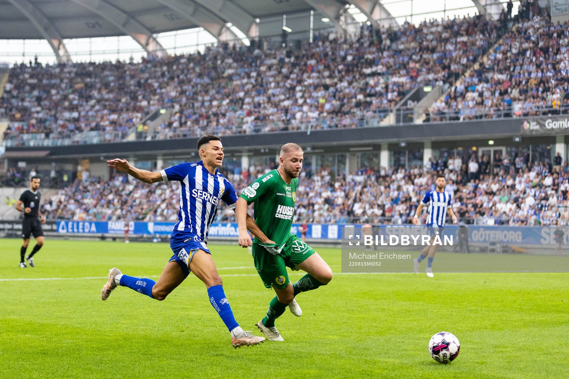 IFK Göteborgs Alexander Jallow och Hammarbys Darijan