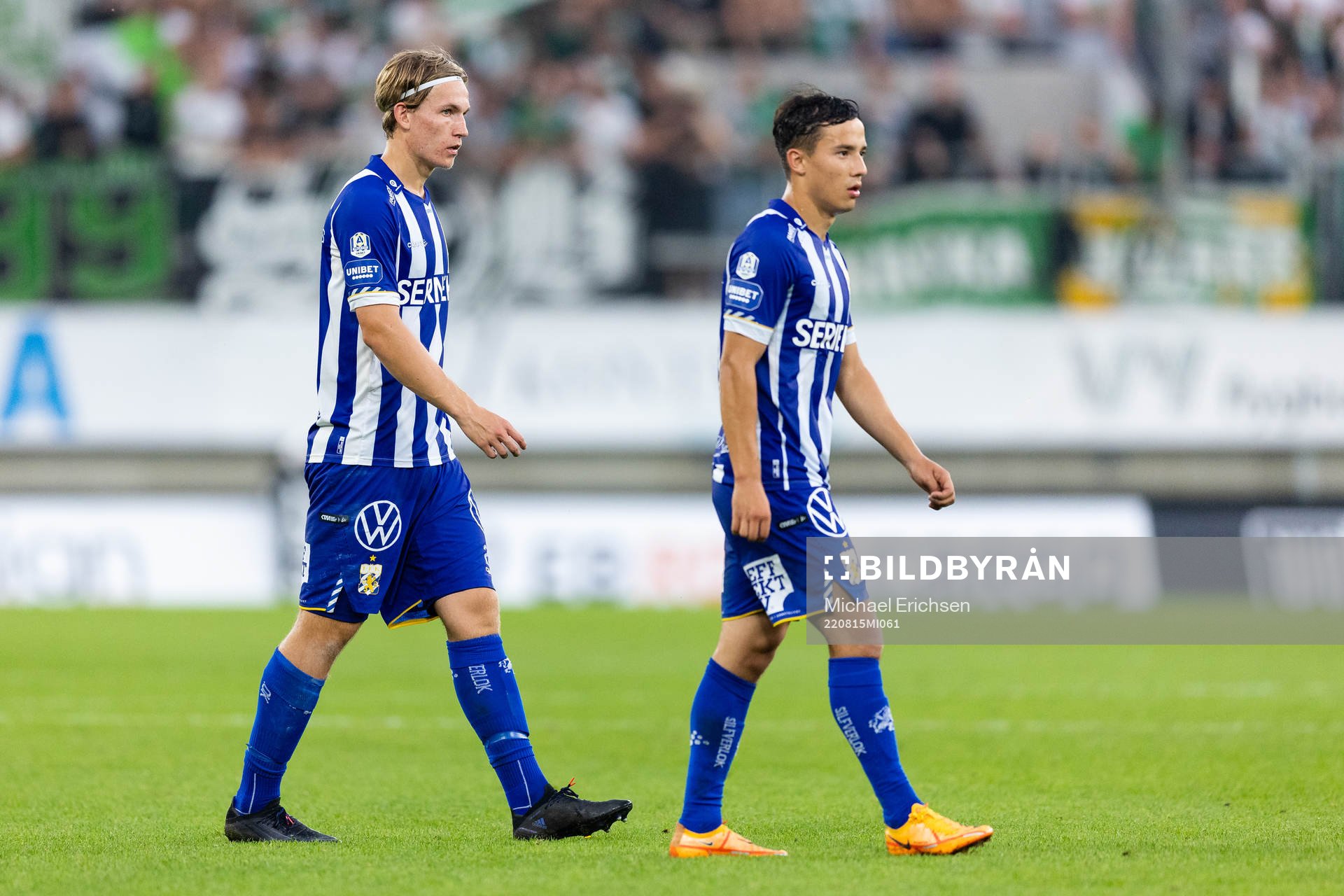 IFK Göteborgs Johan Bångsbo och Hussein Carneil