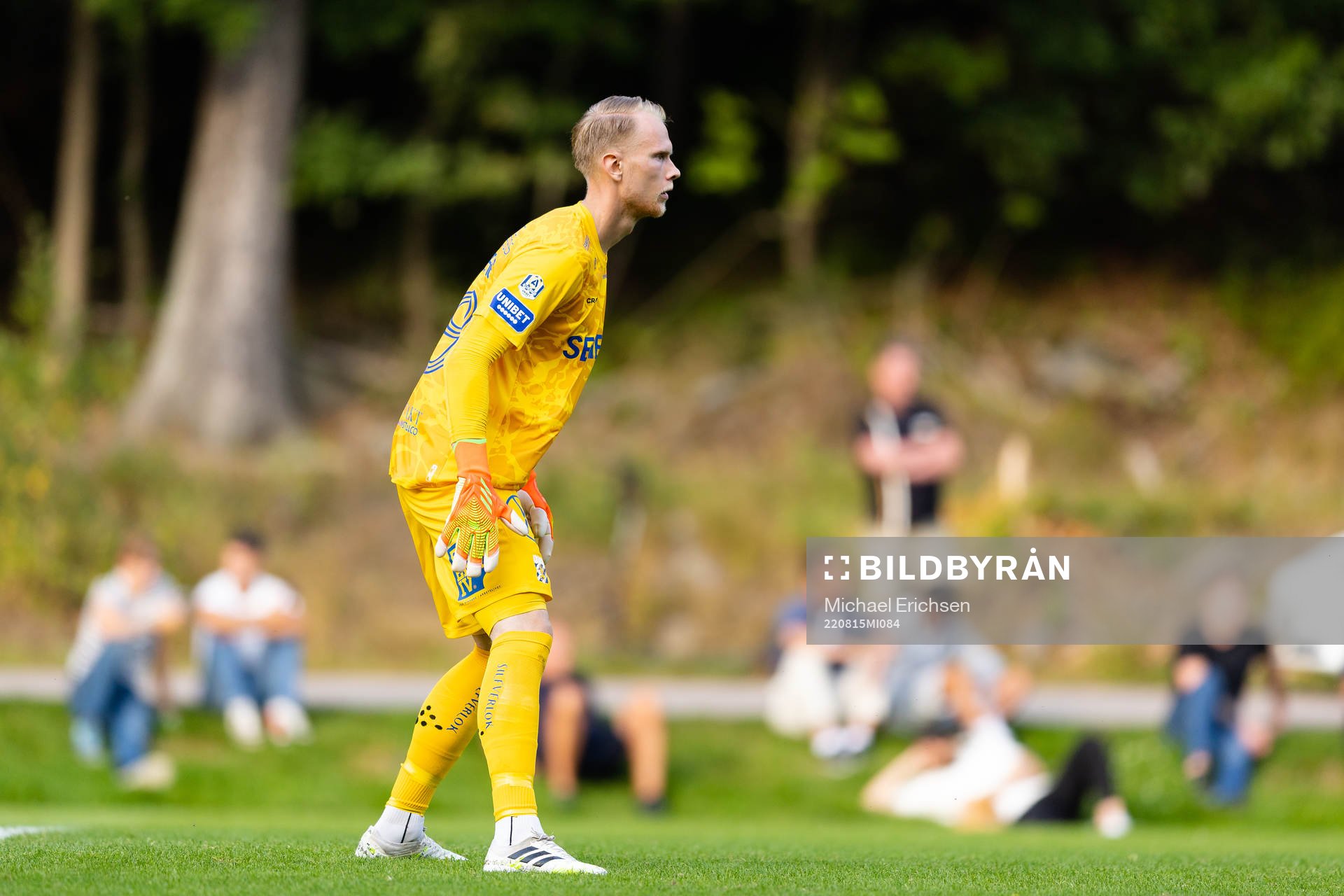 IFK Göteborgs målvakt Pontus Dahlberg under fotbollsmatchen i U21 Mellersta mellan IFK Göteborg och Örgryte den 16 augusti 2022 i Göteborg.