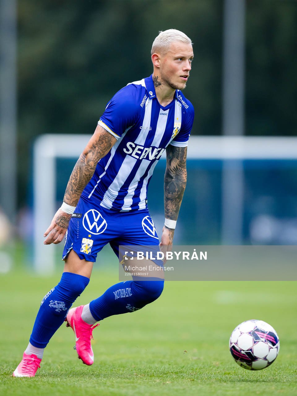 IFK Göteborgs Erik Sorga under fotbollsmatchen i U21 Mellersta mellan IFK Göteborg och Örgryte  den 16 augusti 2022 i Göteborg. 
