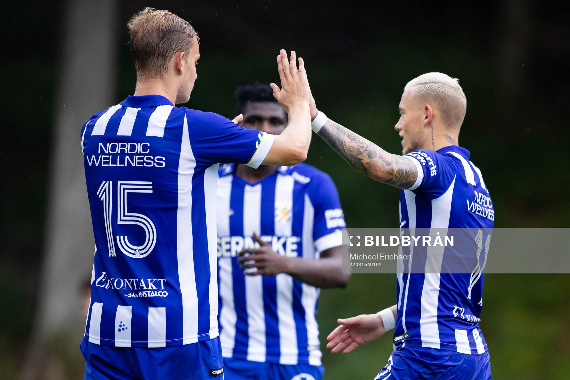 IFK Göteborgs Erik Sorga jublar med lagkamrater
