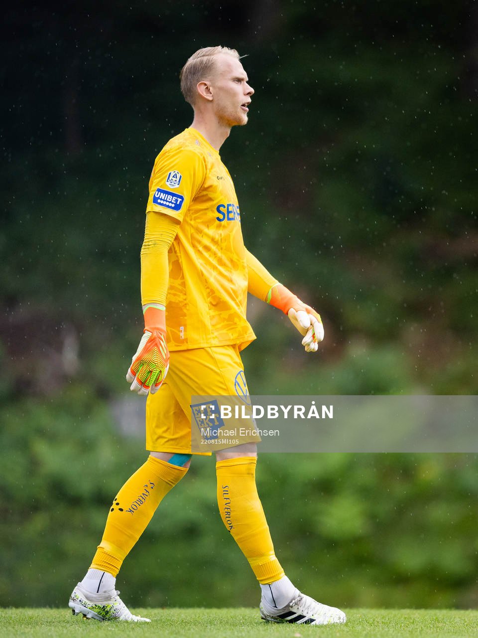 IFK Göteborgs målvakt Pontus Dahlberg under fotbollsmatchen i U21 Mellersta mellan IFK Göteborg och Örgryte den 16 augusti 2022 i Göteborg.