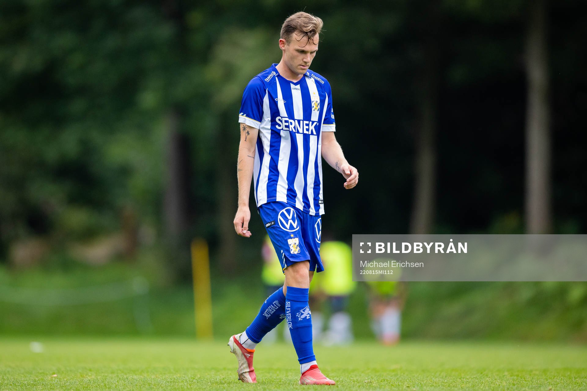 IFK Göteborgs Tim van Assema under fotbollsmatchen i U21 Mellersta mellan IFK Göteborg och Örgryte den 16 augusti 2022 i Göteborg.