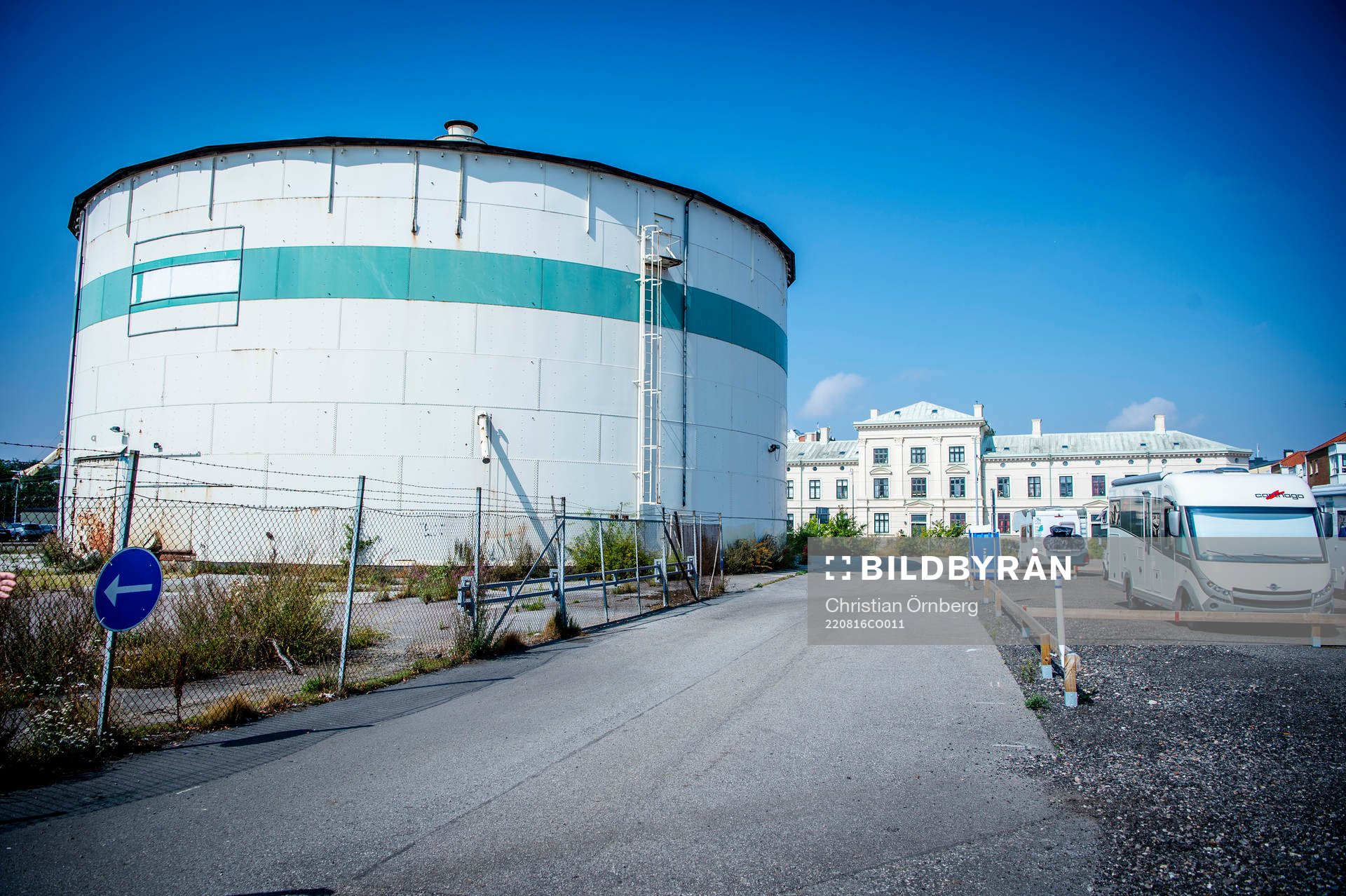 Den tilltänkta byggplatsen för en ishall i Ystad
