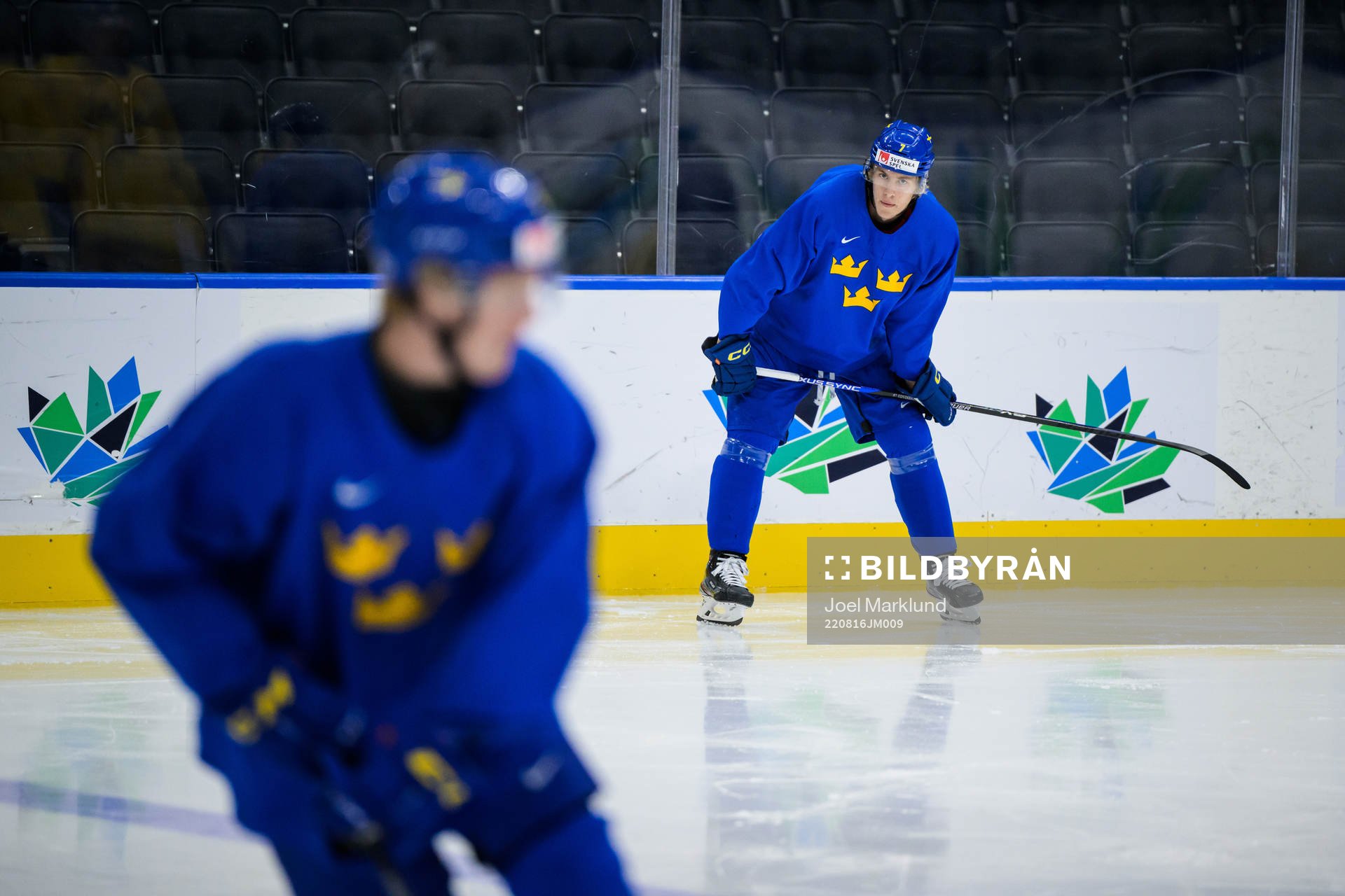 Simon Edvinsson of Sweden at a practice session