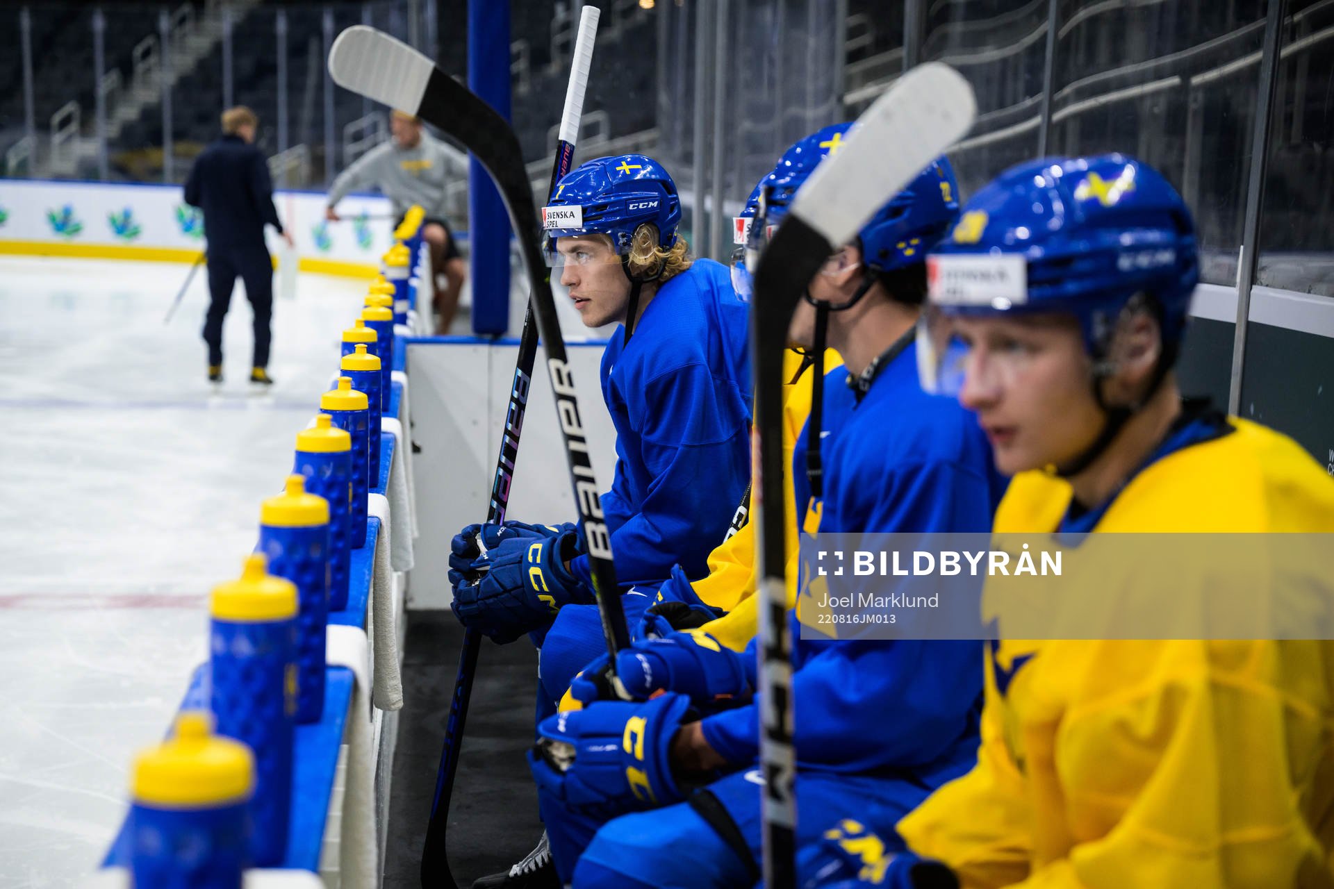 Simon Edvinsson of Sweden at a practice session