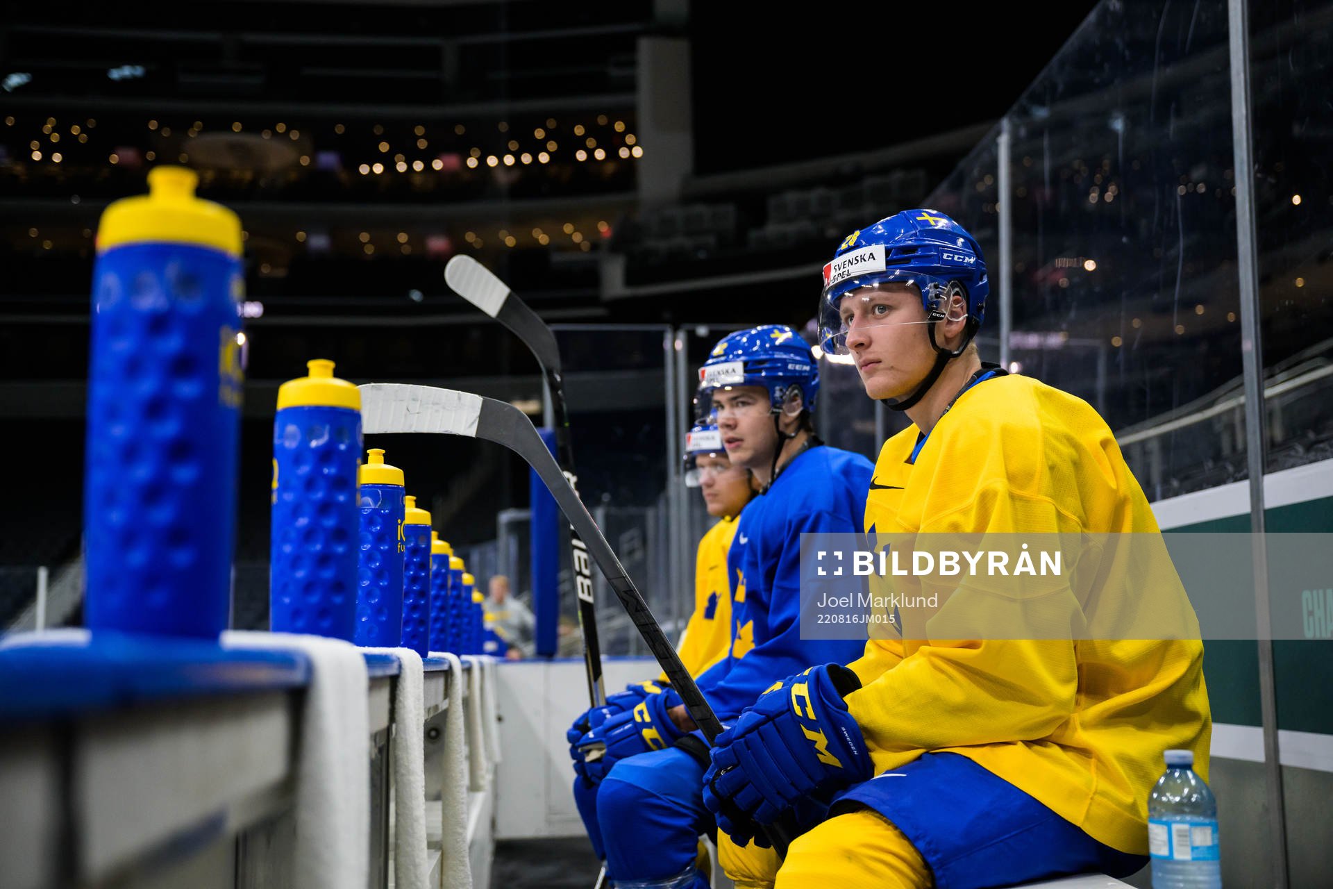 Oskar Magnusson of Sweden at a practice session