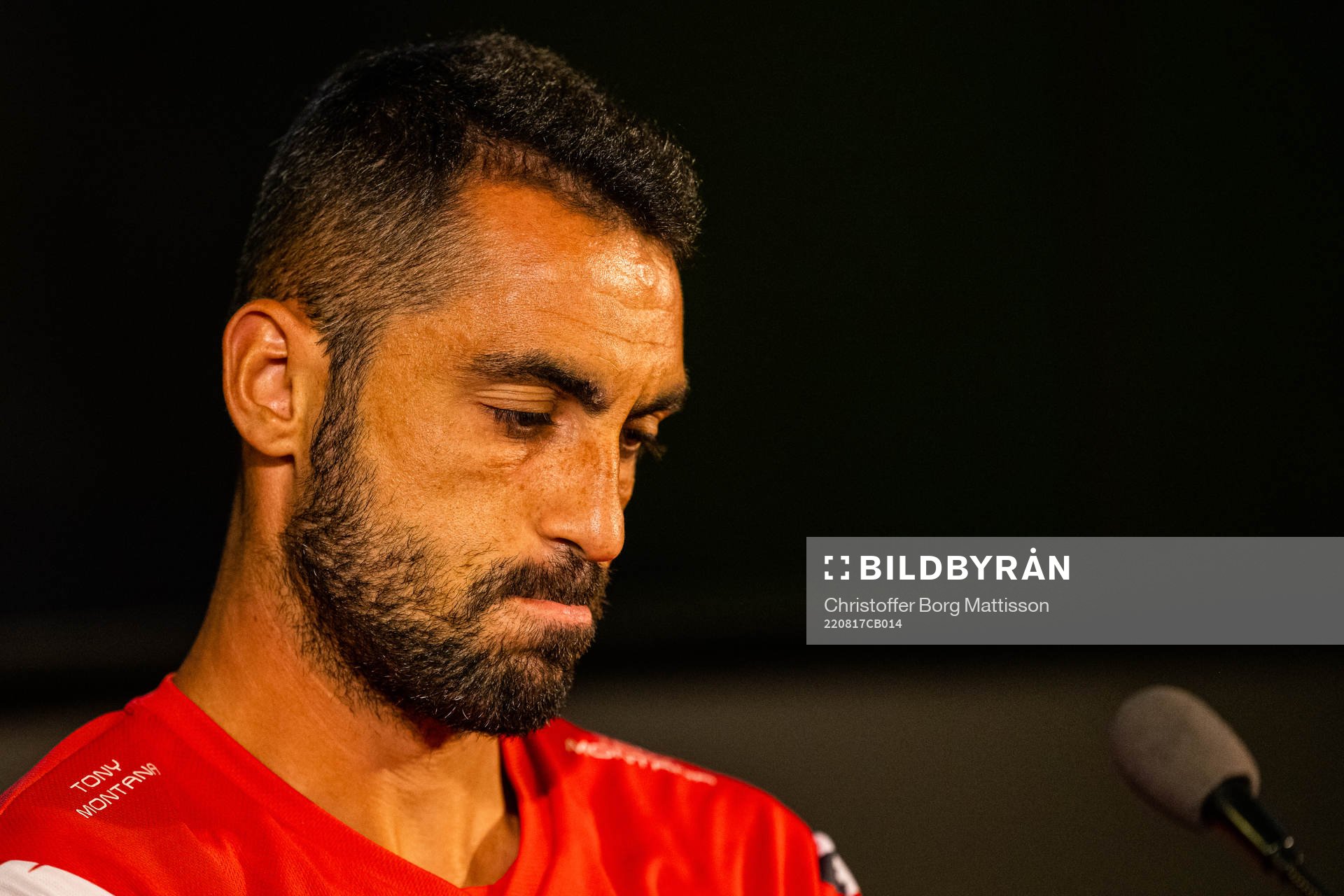 Ugur Ciftci looks dejected