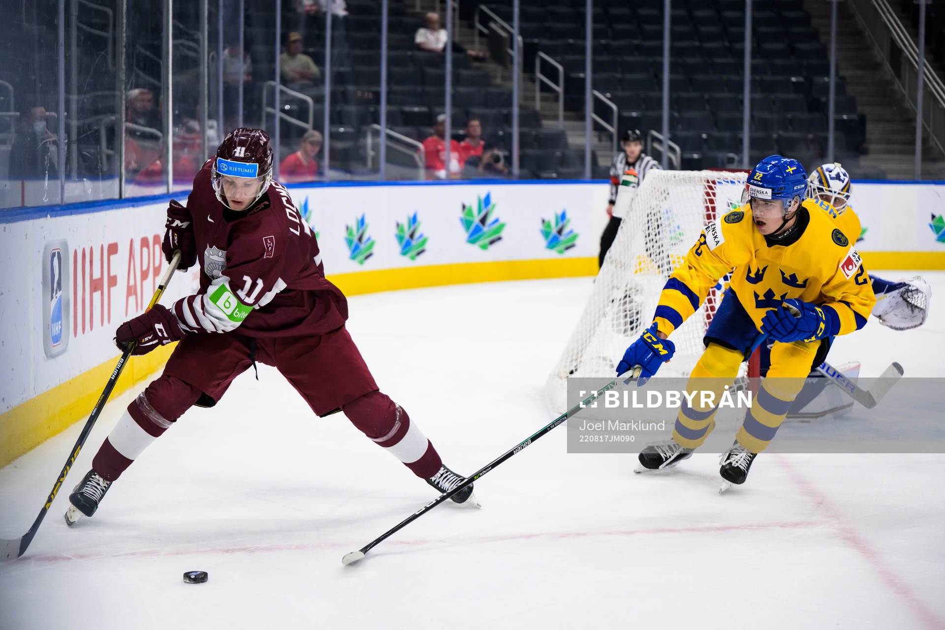 Dans Locmelis of Latvia and William Wallinder of Sweden