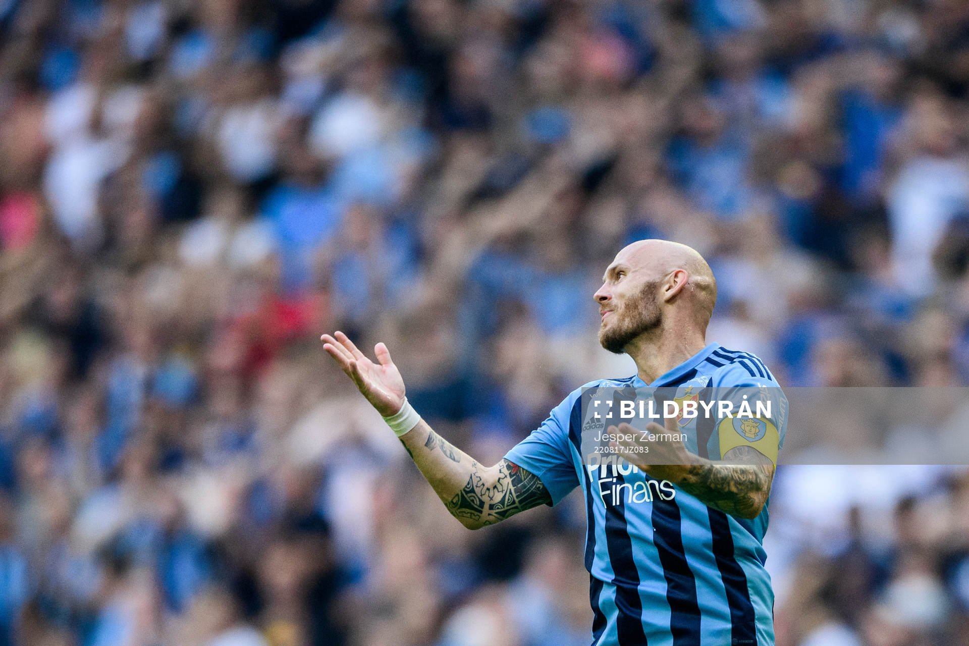Magnus Eriksson of Djurgården looks dejected