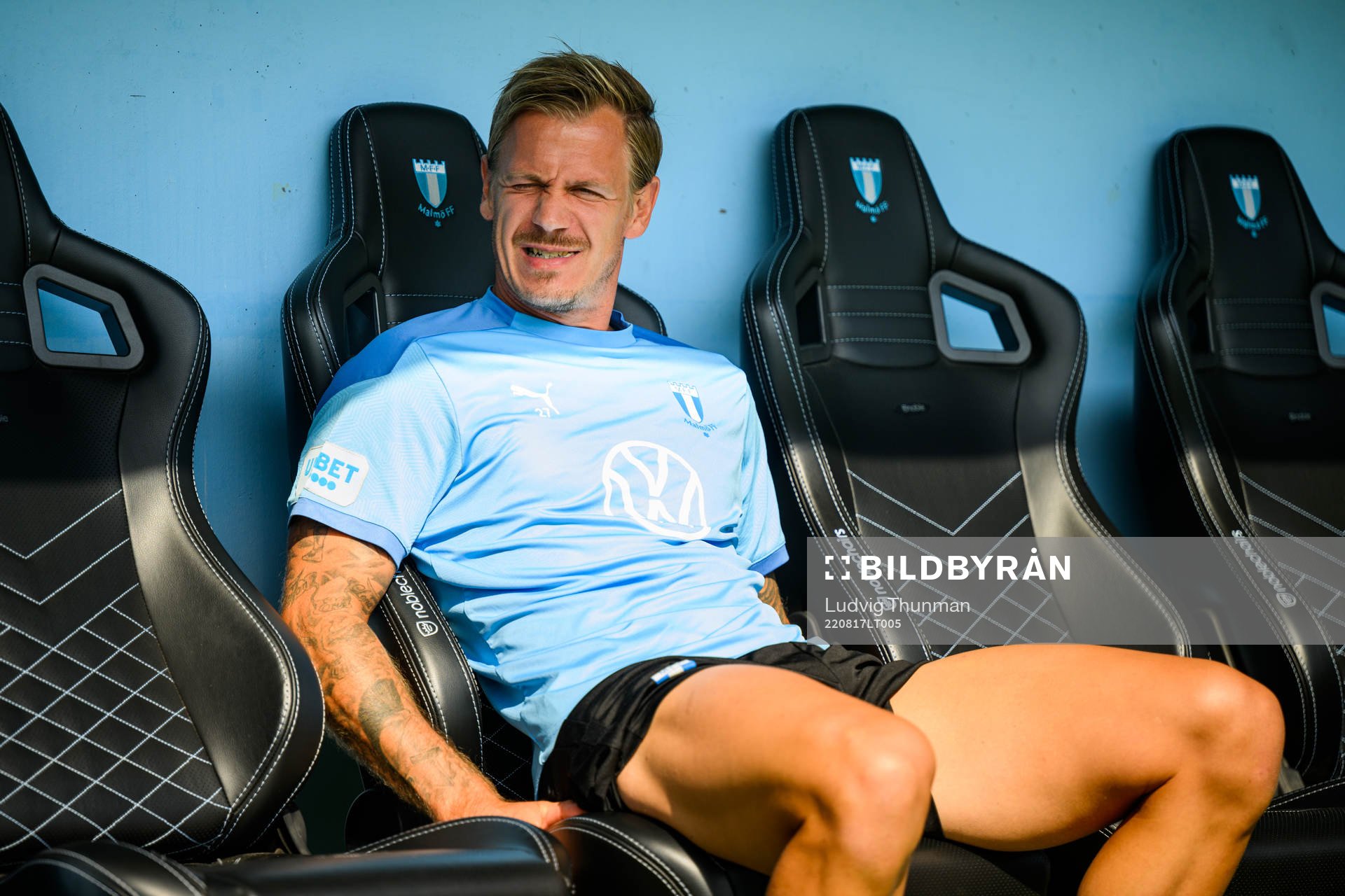 Goalkeeper Johan Dahlin