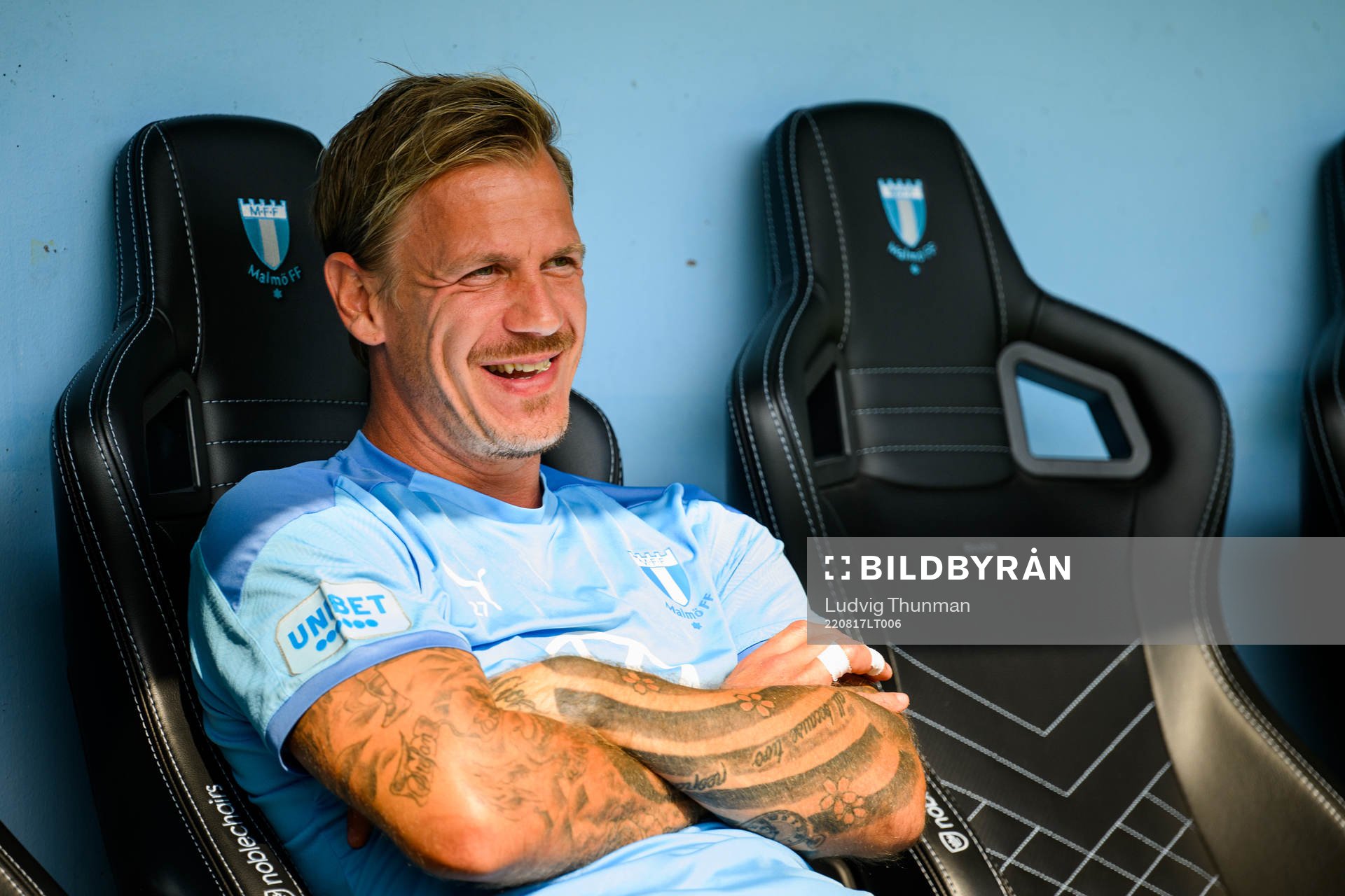 Goalkeeper Johan Dahlin