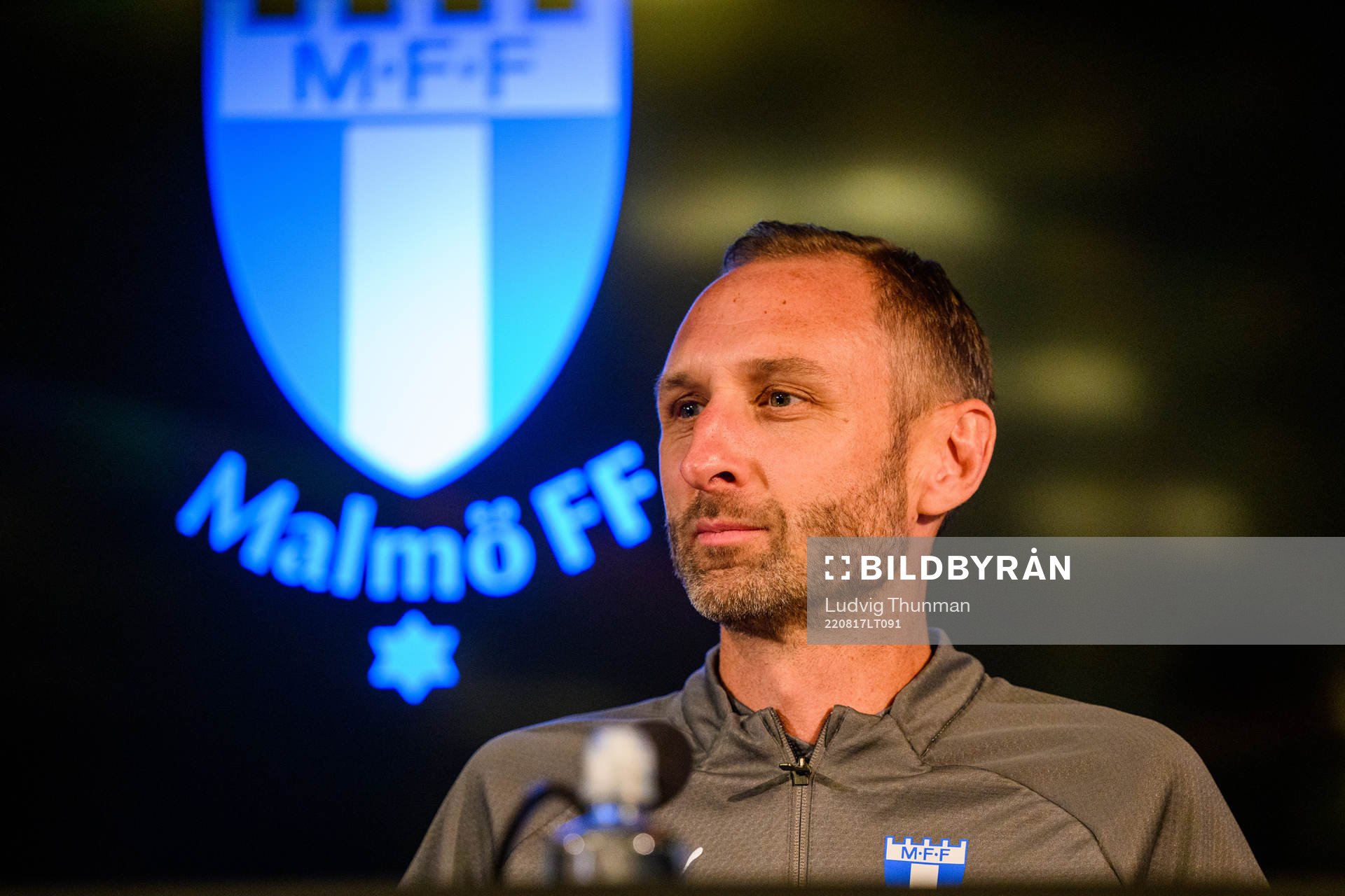 Head coach Andreas Georgson