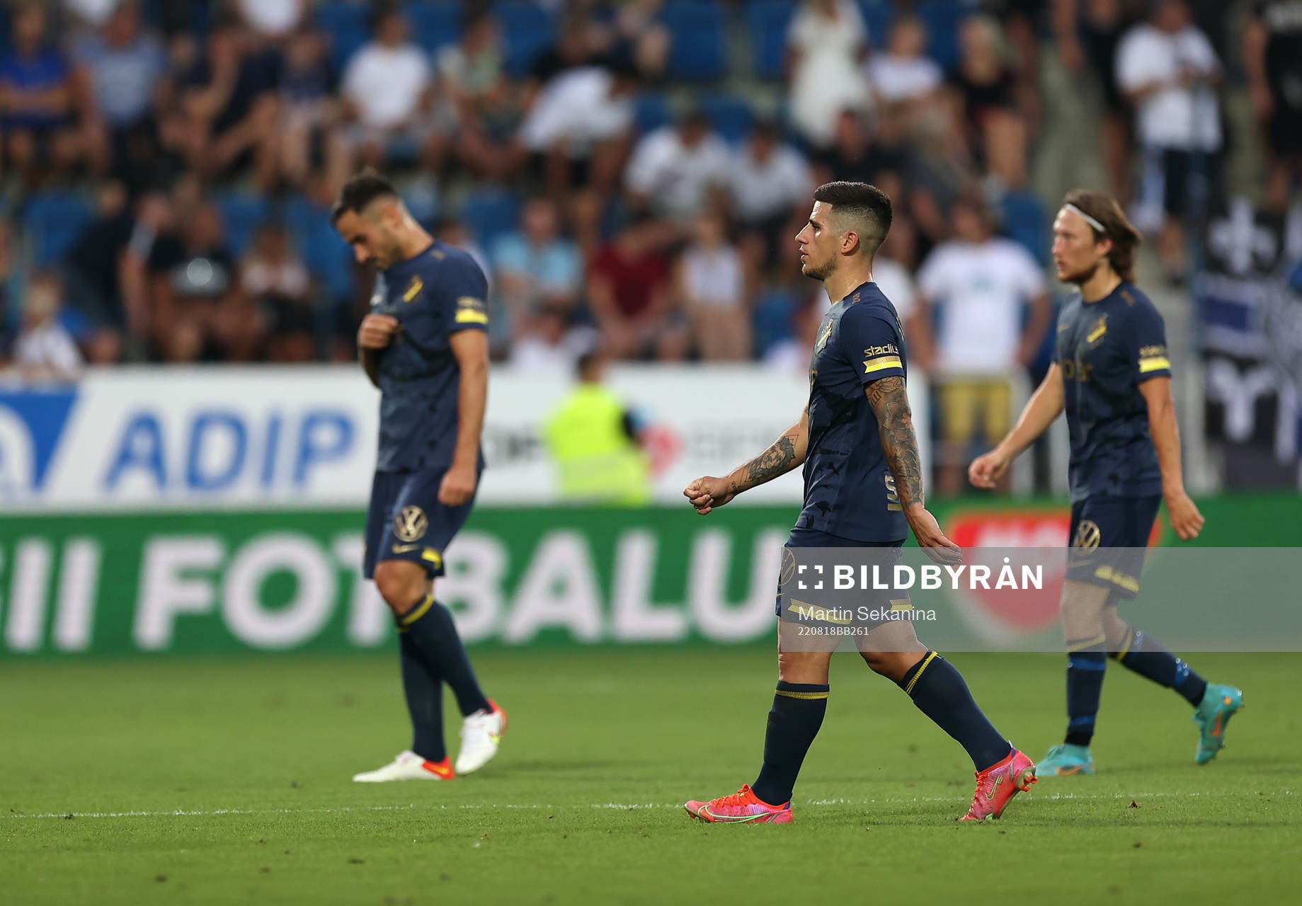 Nicolas Stefanelli of AIK looks dejected