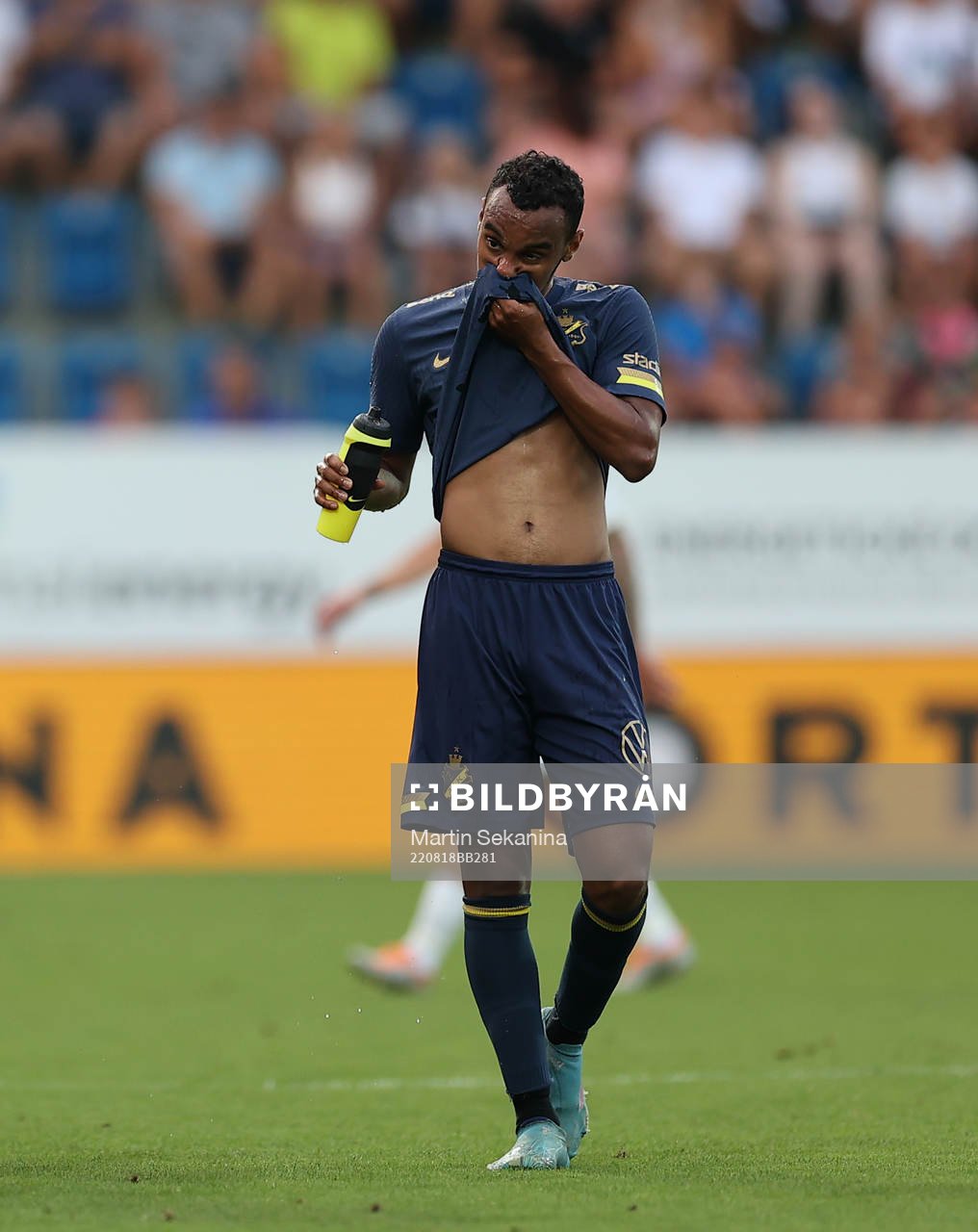 Bilal Hussein of AIK looks dejected