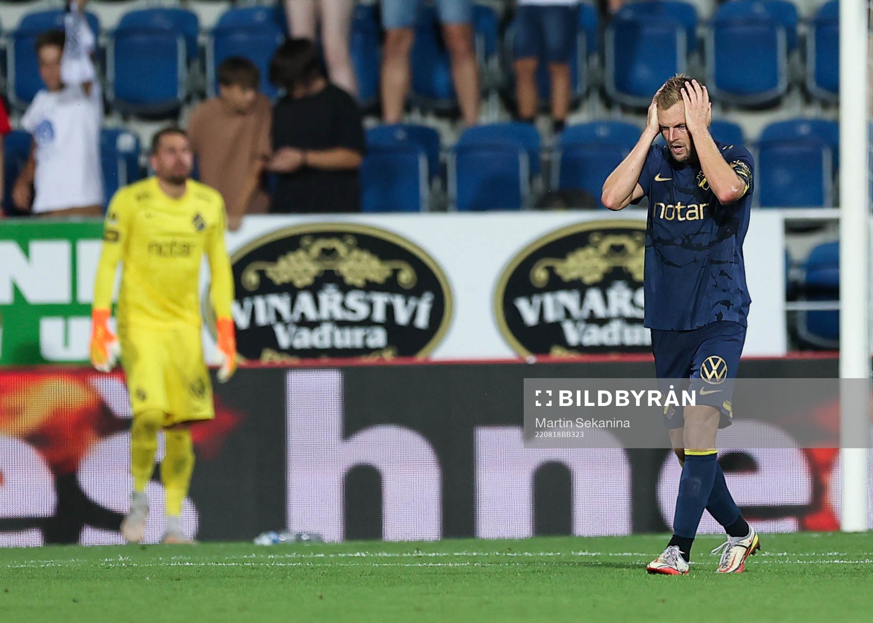 Sebastian Larsson of AIK looks dejected
