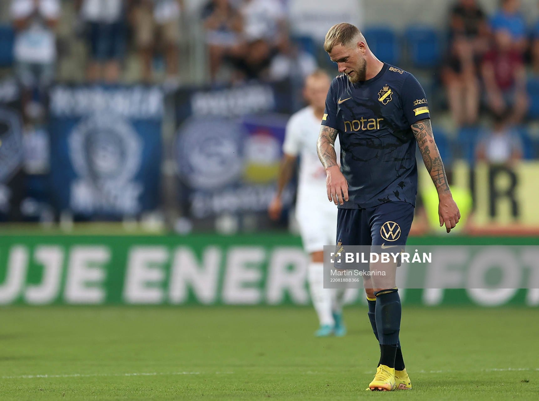 John Guidetti of AIK looks dejected