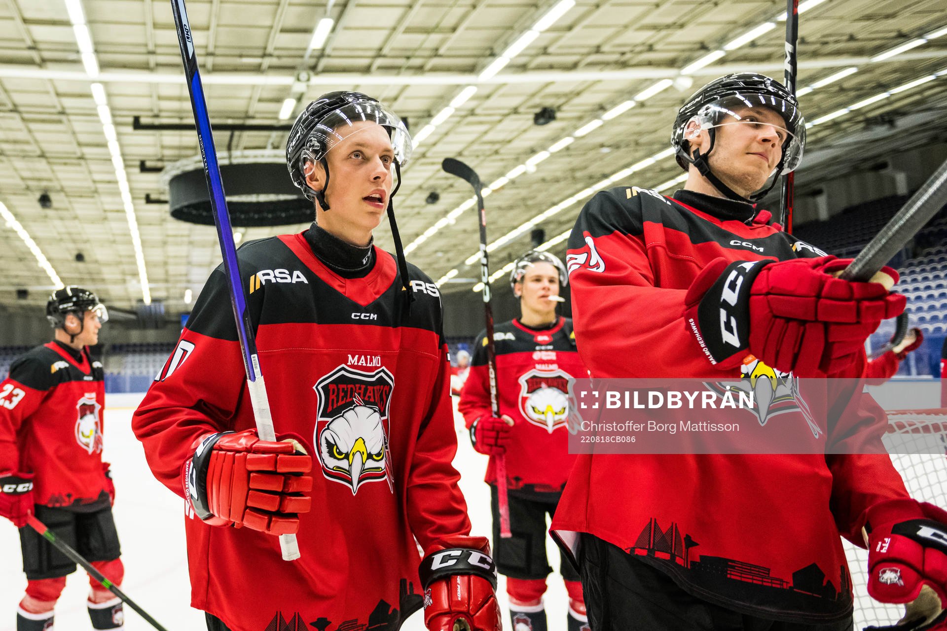 Malmö Redhawks William Von Barnekow och Eric Engstrand