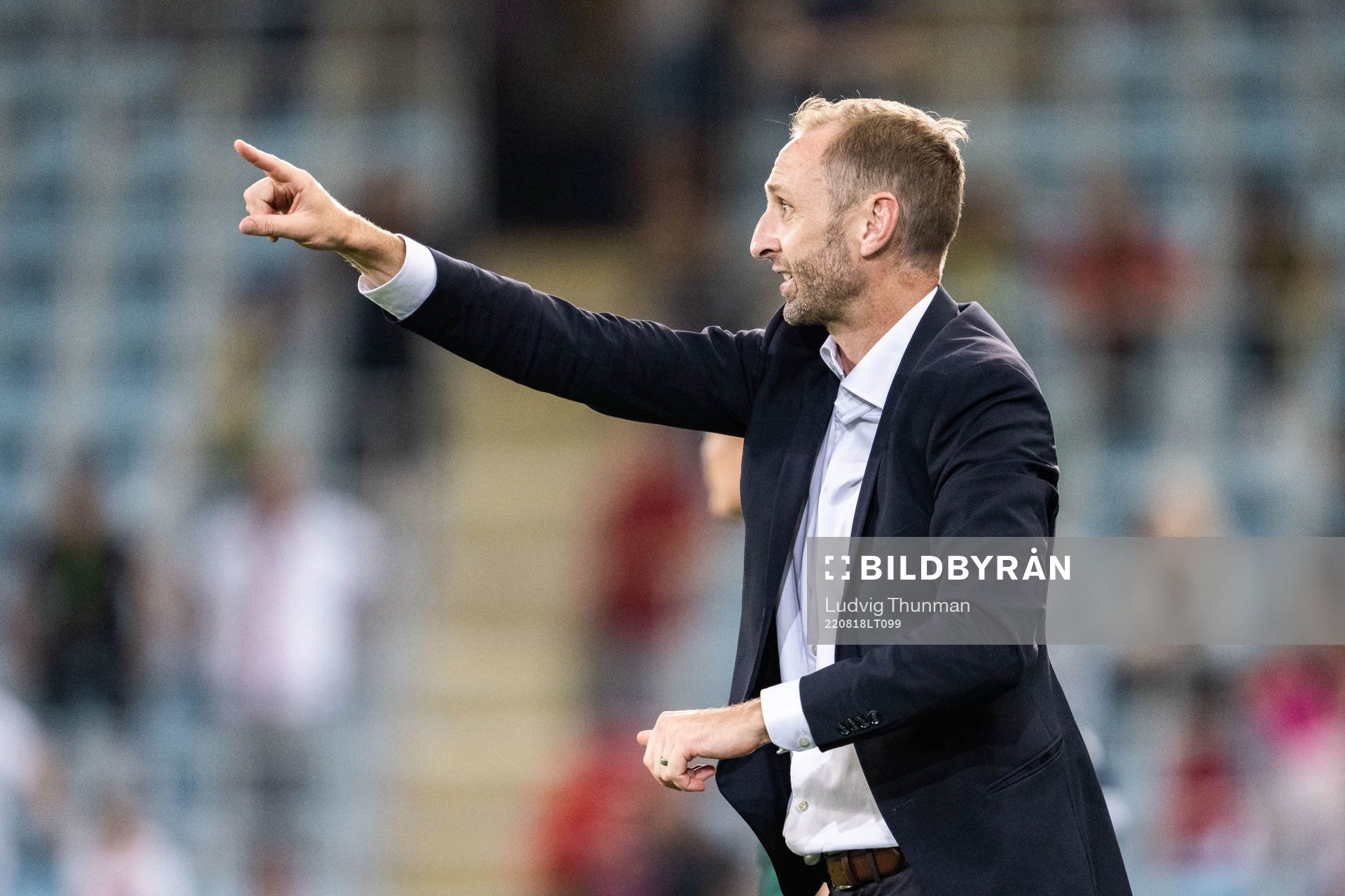 Coach Andreas Georgson of Malmö FF