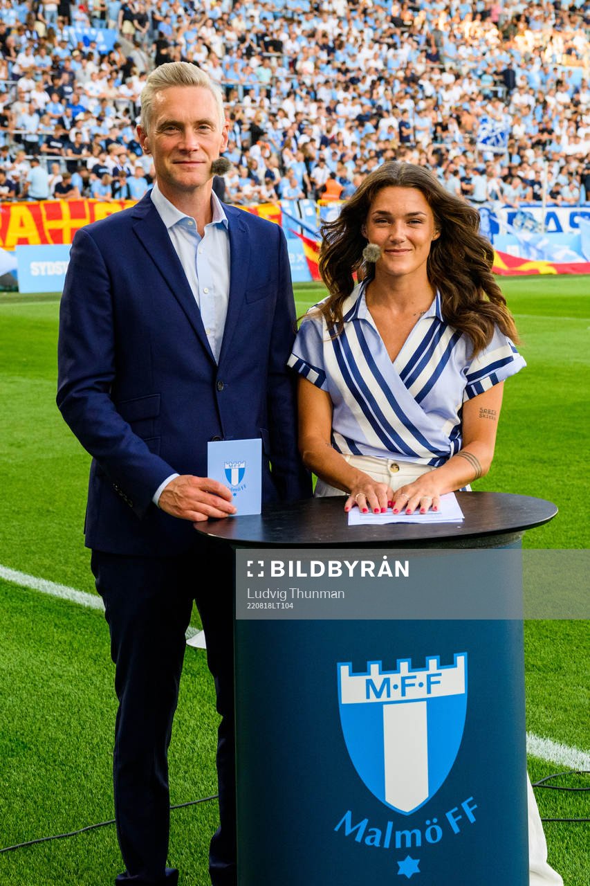 Communication director Mattias Larsson and Saga Fredriksson