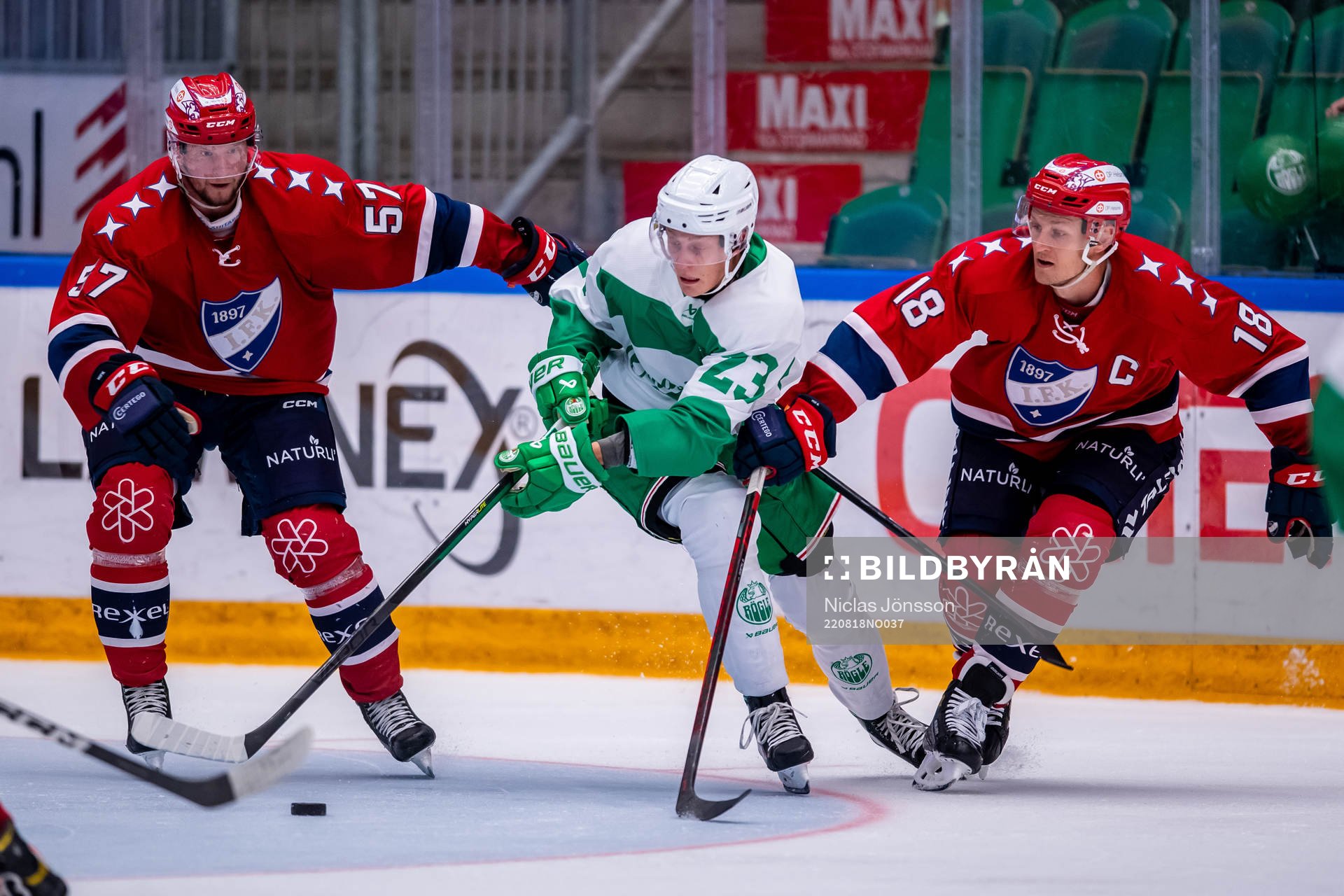 Helsinfors Johan Motin, Teemu Tallberg och Rögles Oliver
