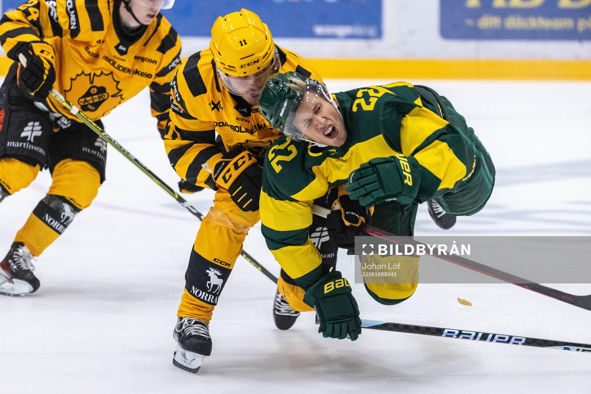 Skellefteås Max Lindholm och Björklövens Fredrik Weigel
